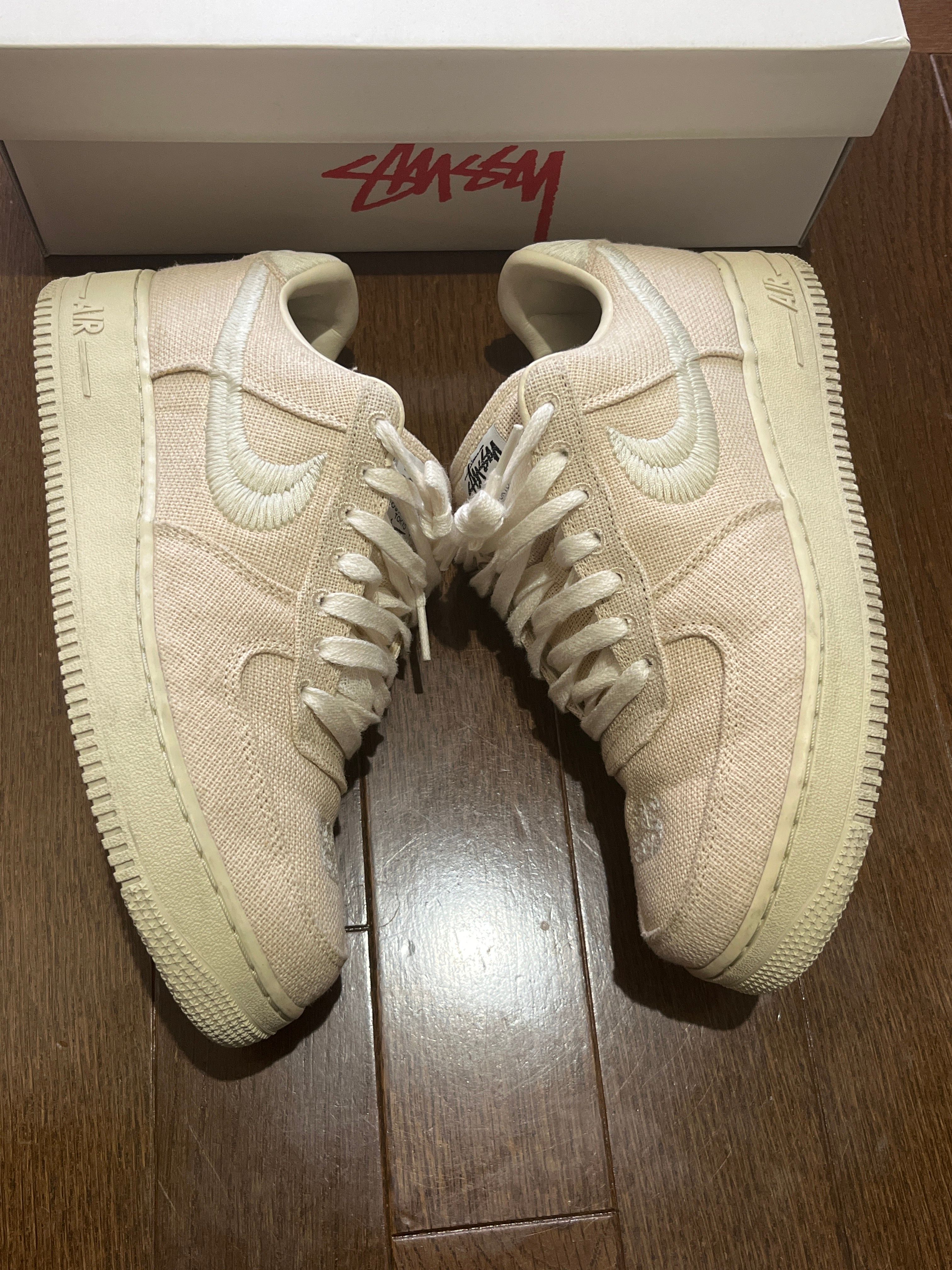 Stussy × Nike Air Force 1 Low "Fossil Stone"