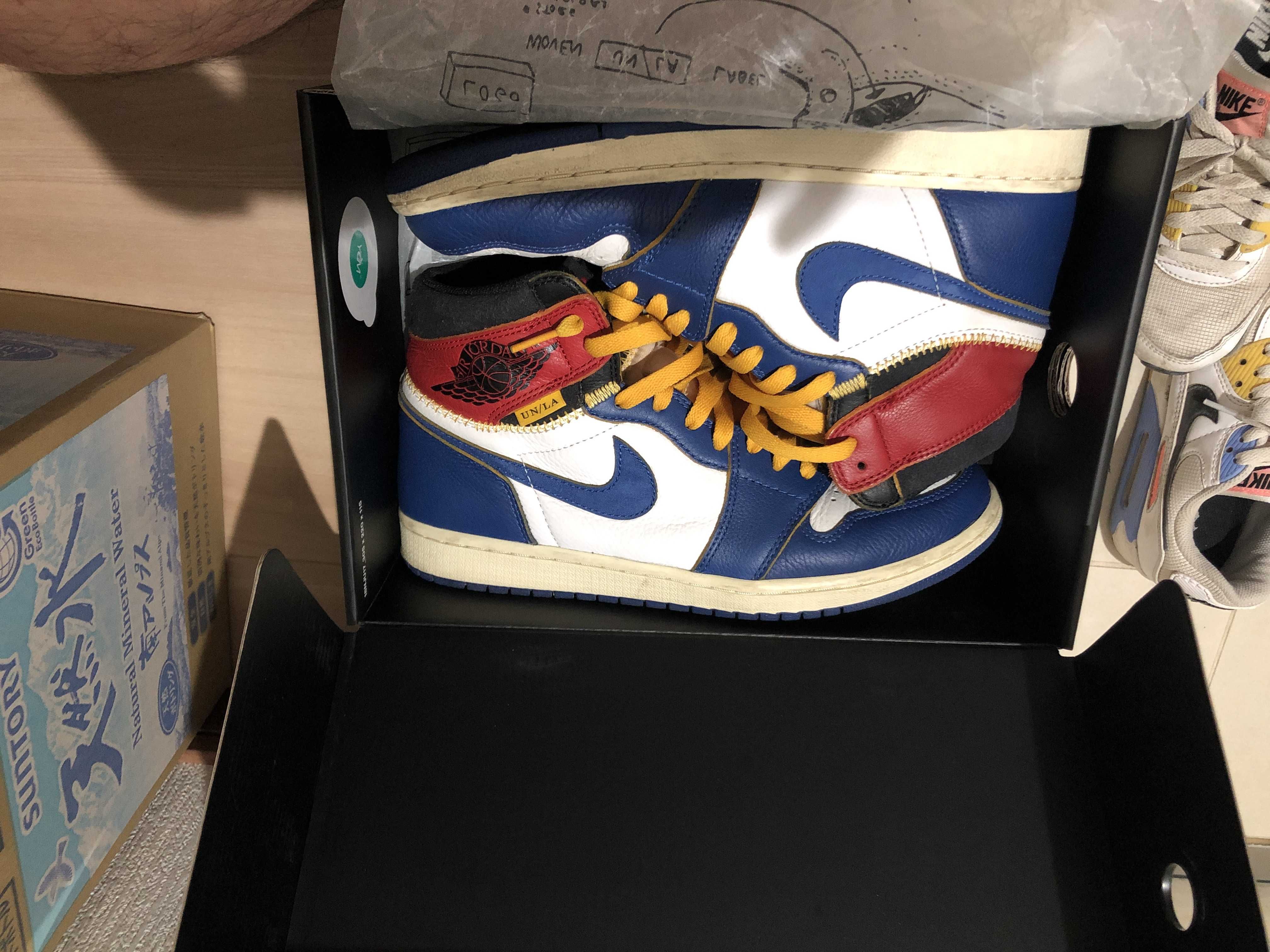 Union × Nike Air Jordan 1 Retro High OG NRG "Storm Blue/Varsity Red"