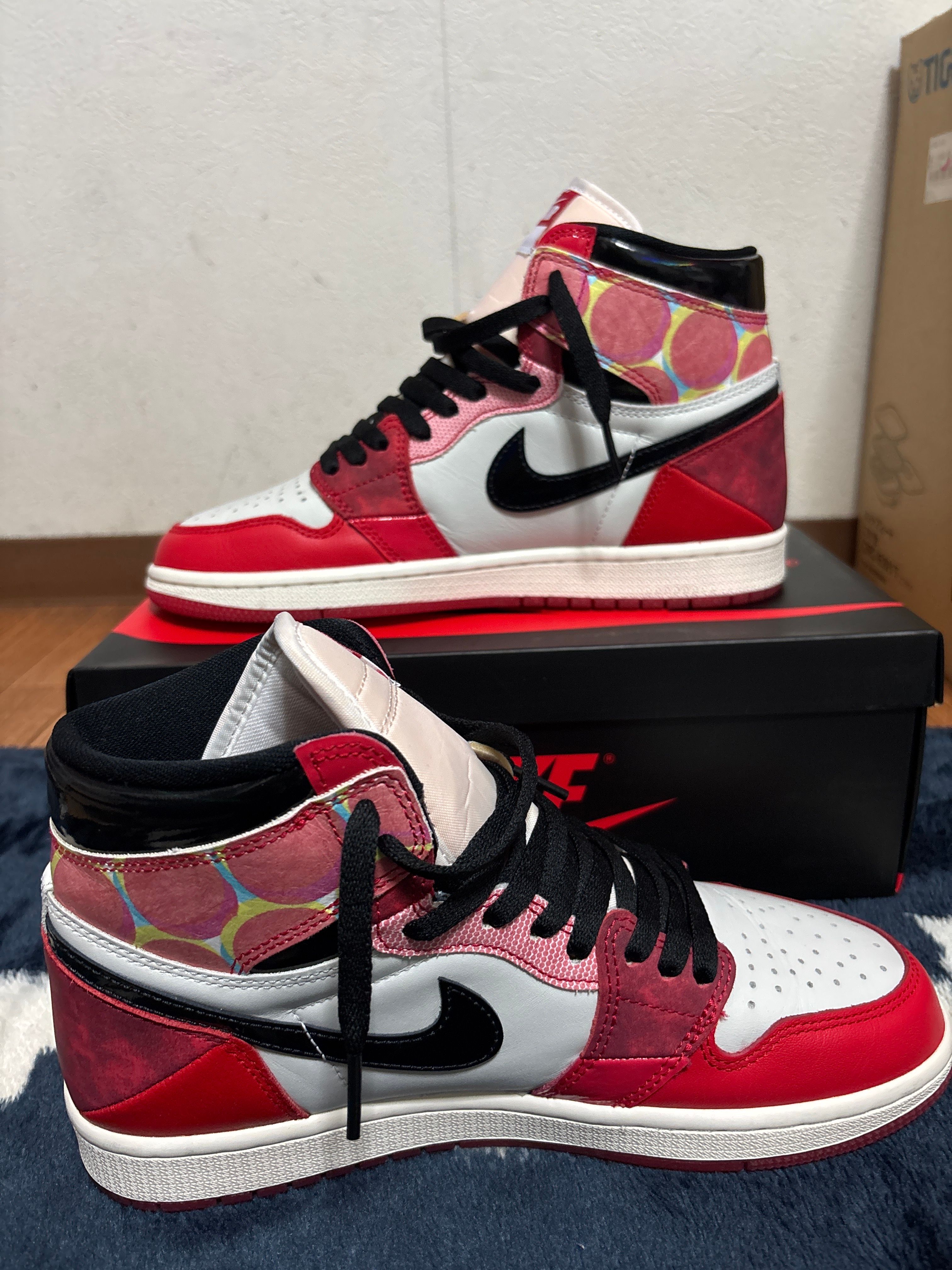 Spider-Man × Nike Air Jordan 1 Retro High OG SP "Spider-Man: Across the Spider-Verse/University Red"