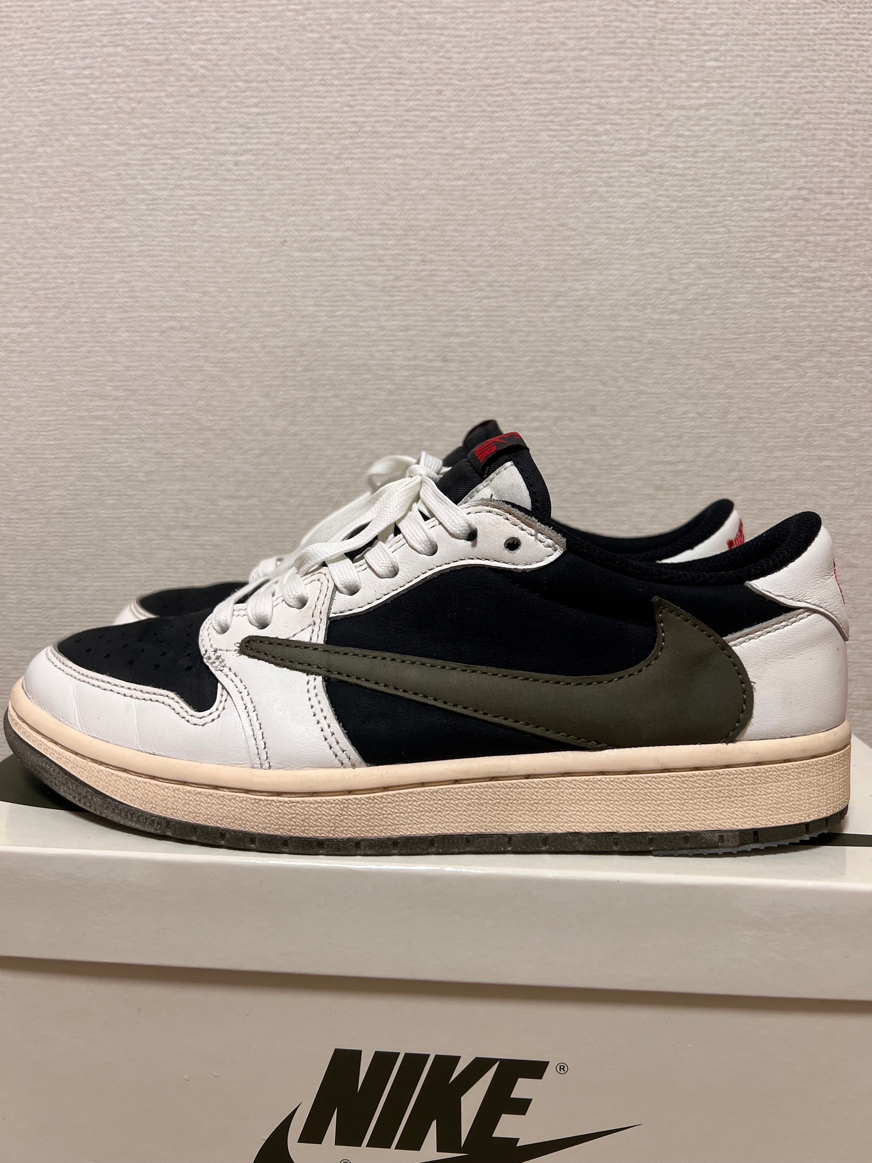 Travis Scott × Nike Women's Air Jordan 1 Low OG "Medium Olive"