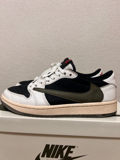 Travis Scott × Nike Women's Air Jordan 1 Low OG "Medium Olive"