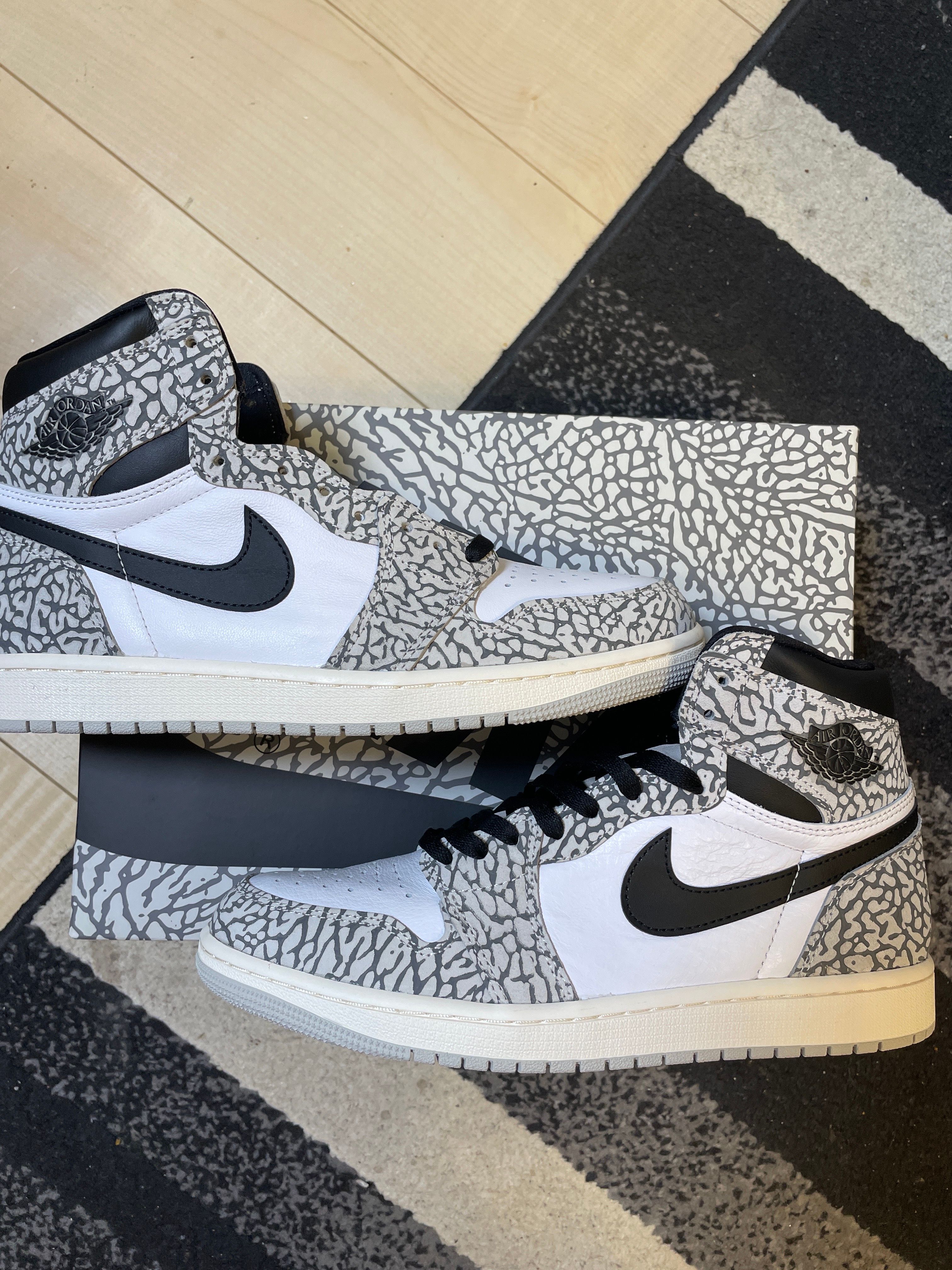 Nike Air Jordan 1 High OG "White Cement/Safari"