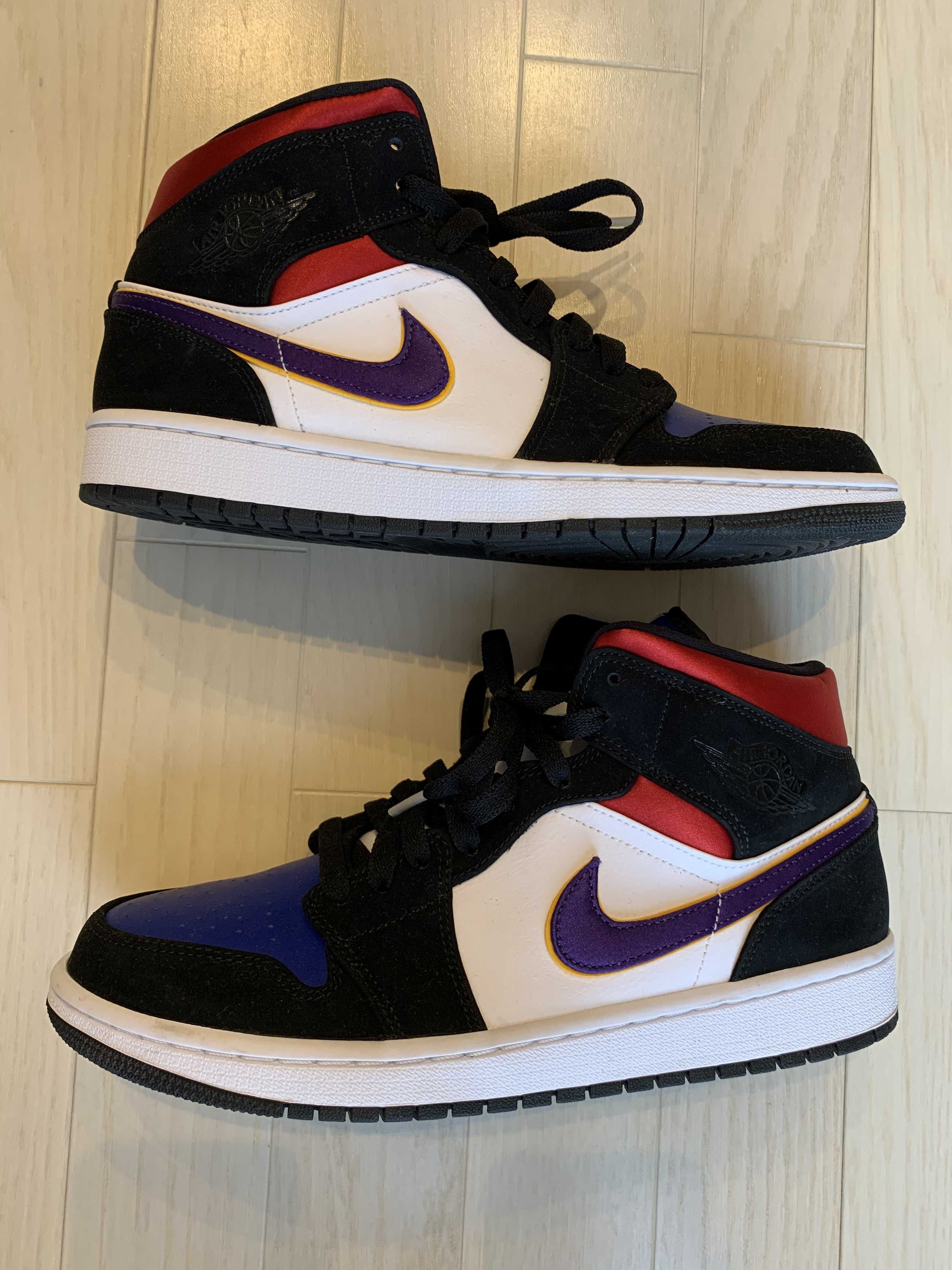 NIKE AIR JORDAN 1 MID "LAKERS TOP 3"