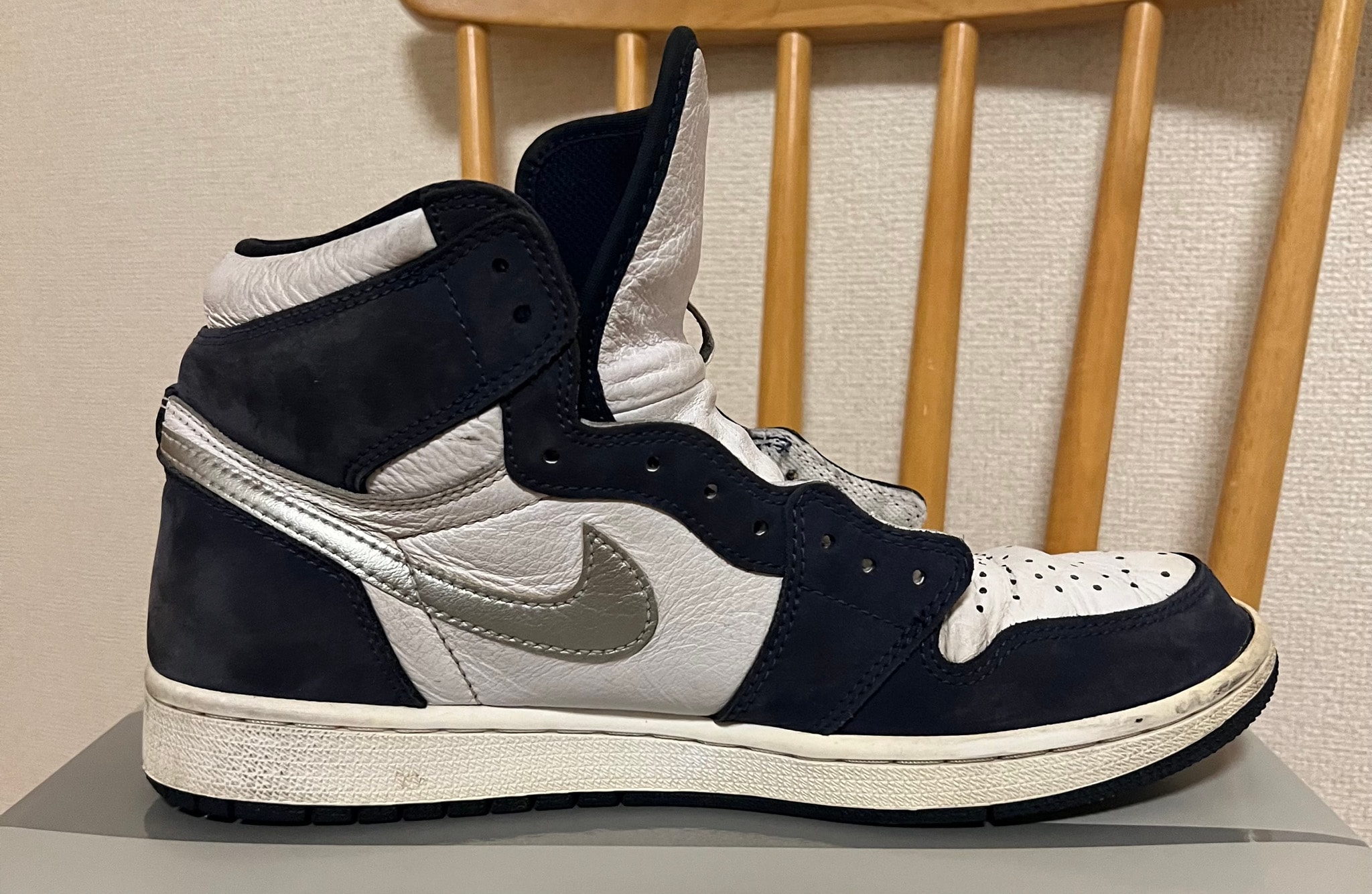 Nike Air Jordan 1 High OG CO.JP "White/Midnight Navy" (2020) (Standard Box)