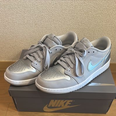 Nike Air Jordan 1 Retro Low OG "Silver"(no Briefcase)