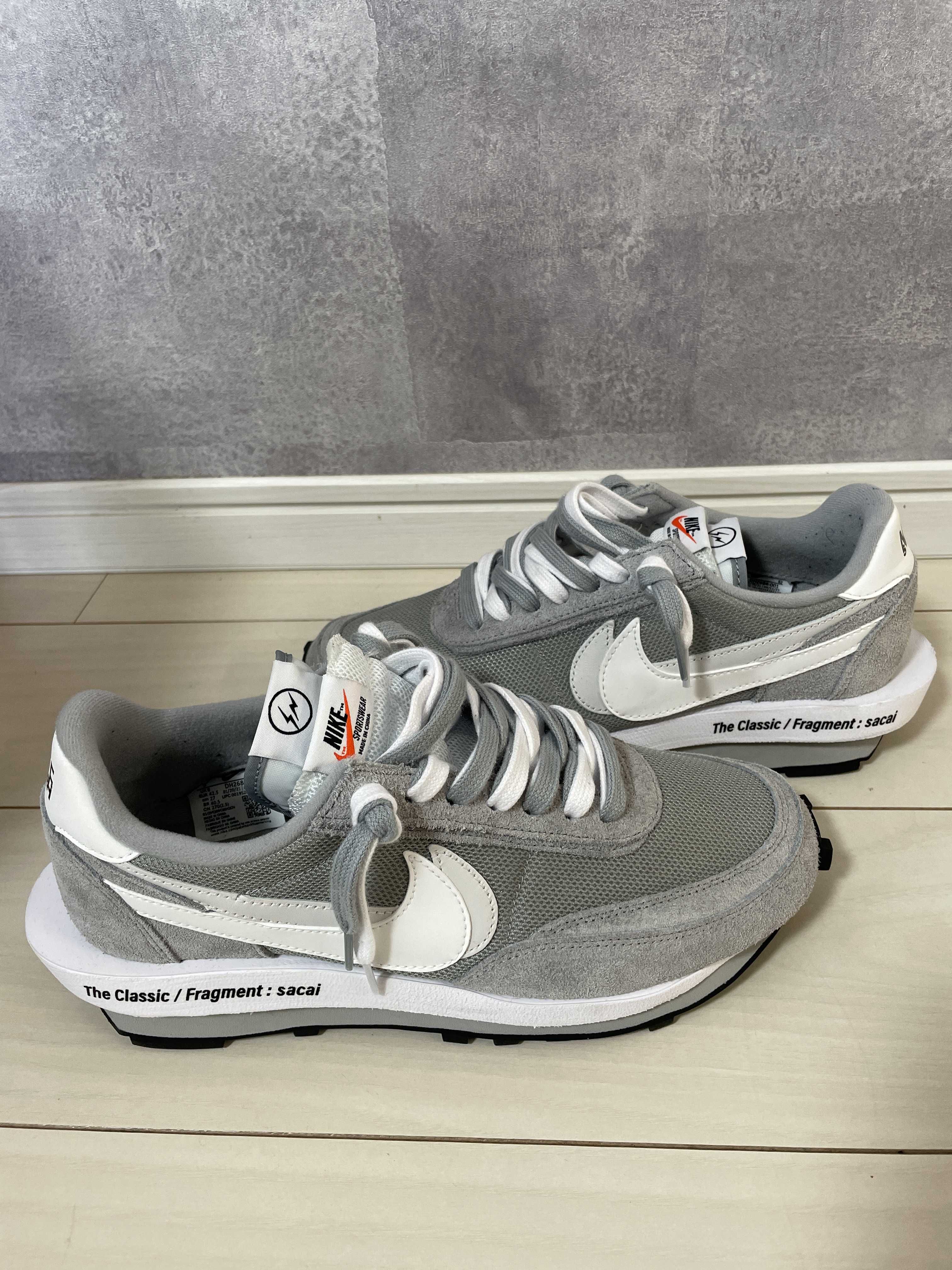 Fragment × sacai × Nike LD Waffle "Light Smoke Grey"