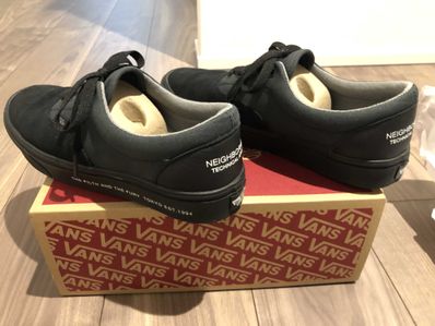 NEIGHBORHOOD × Vans NHVN . Comfycush ERA CL-Shoes "Black/Green"