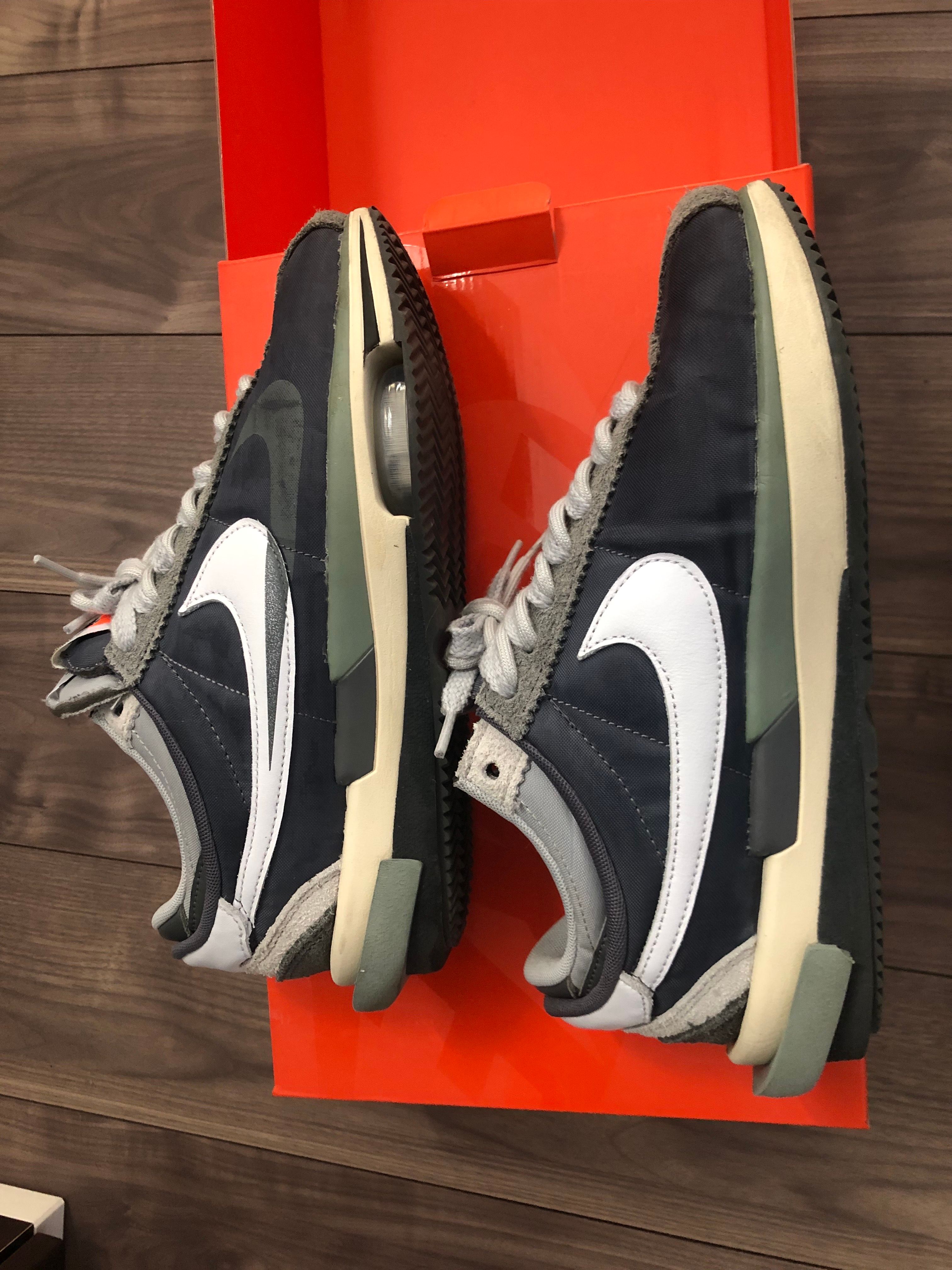 sacai × Nike Zoom Cortez "Iron Grey"