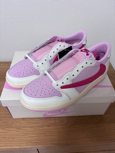 Travis Scott × Nike Air Jordan 1 Retro Low OG "Sail/Tropical Pink"