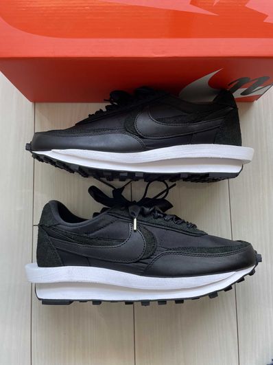 sacai × Nike LDV Waffle "Triple Black"