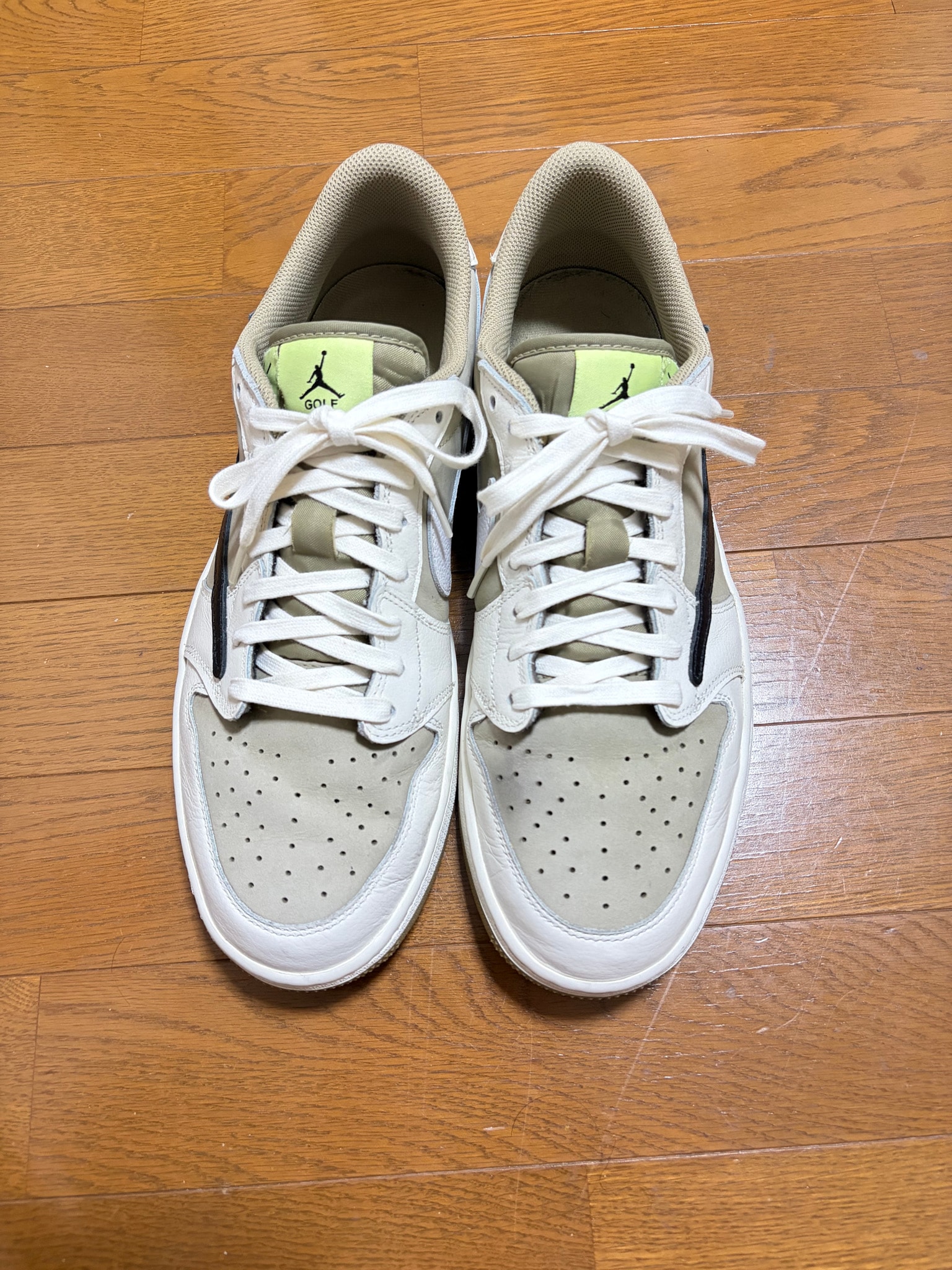 Travis Scott × Nike Air Jordan 1 Low Golf NRG "Neutral Olive"