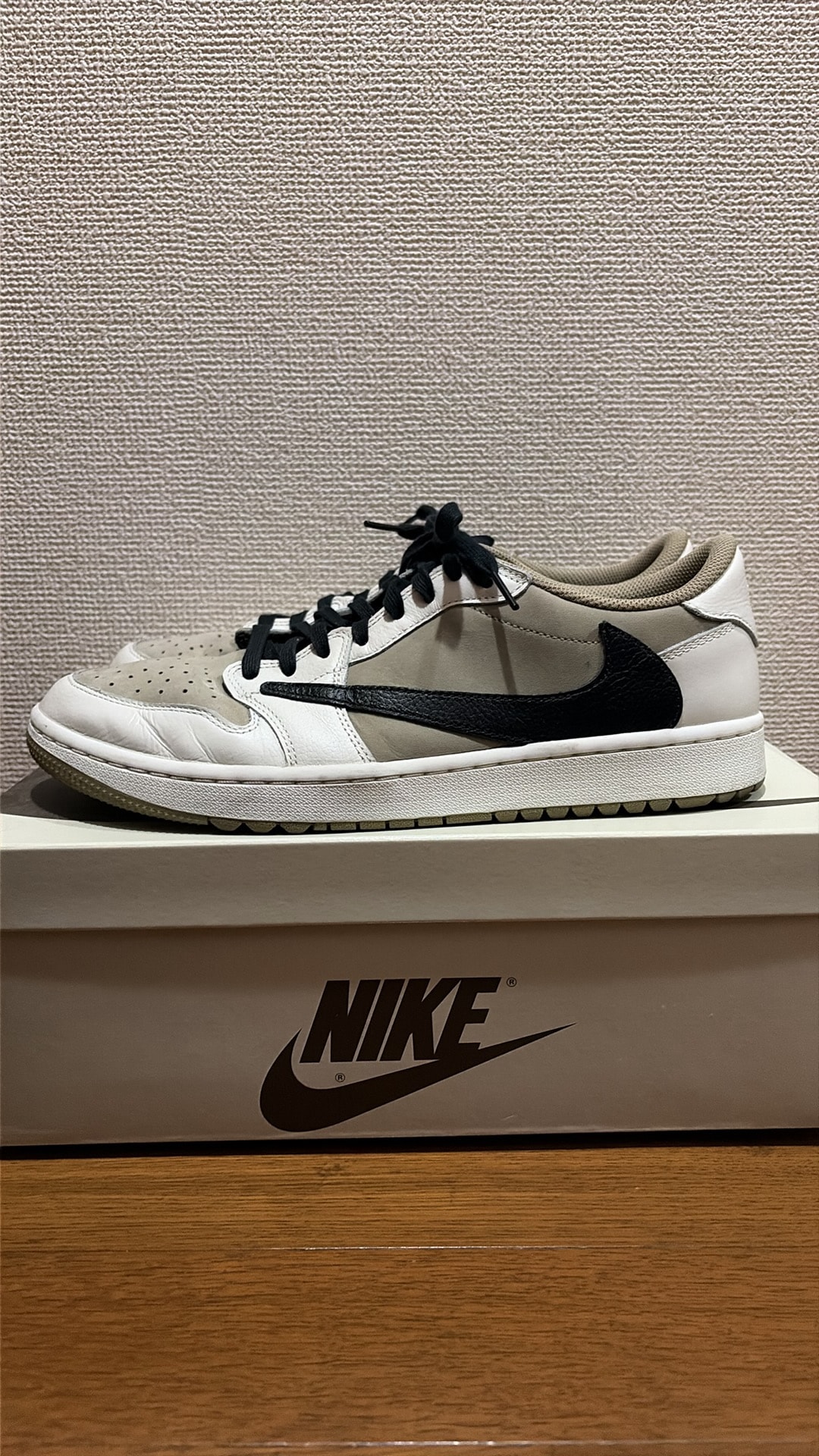 Travis Scott × Nike Air Jordan 1 Low Golf NRG "Neutral Olive"