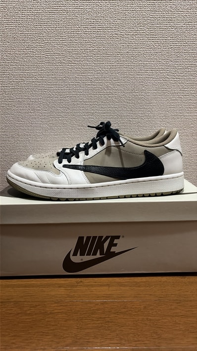 Travis Scott × Nike Air Jordan 1 Low Golf NRG "Neutral Olive"