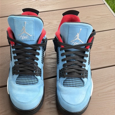 Travis Scott × Nike Air Jordan 4 Retro Cactus Jack "University Blue"
