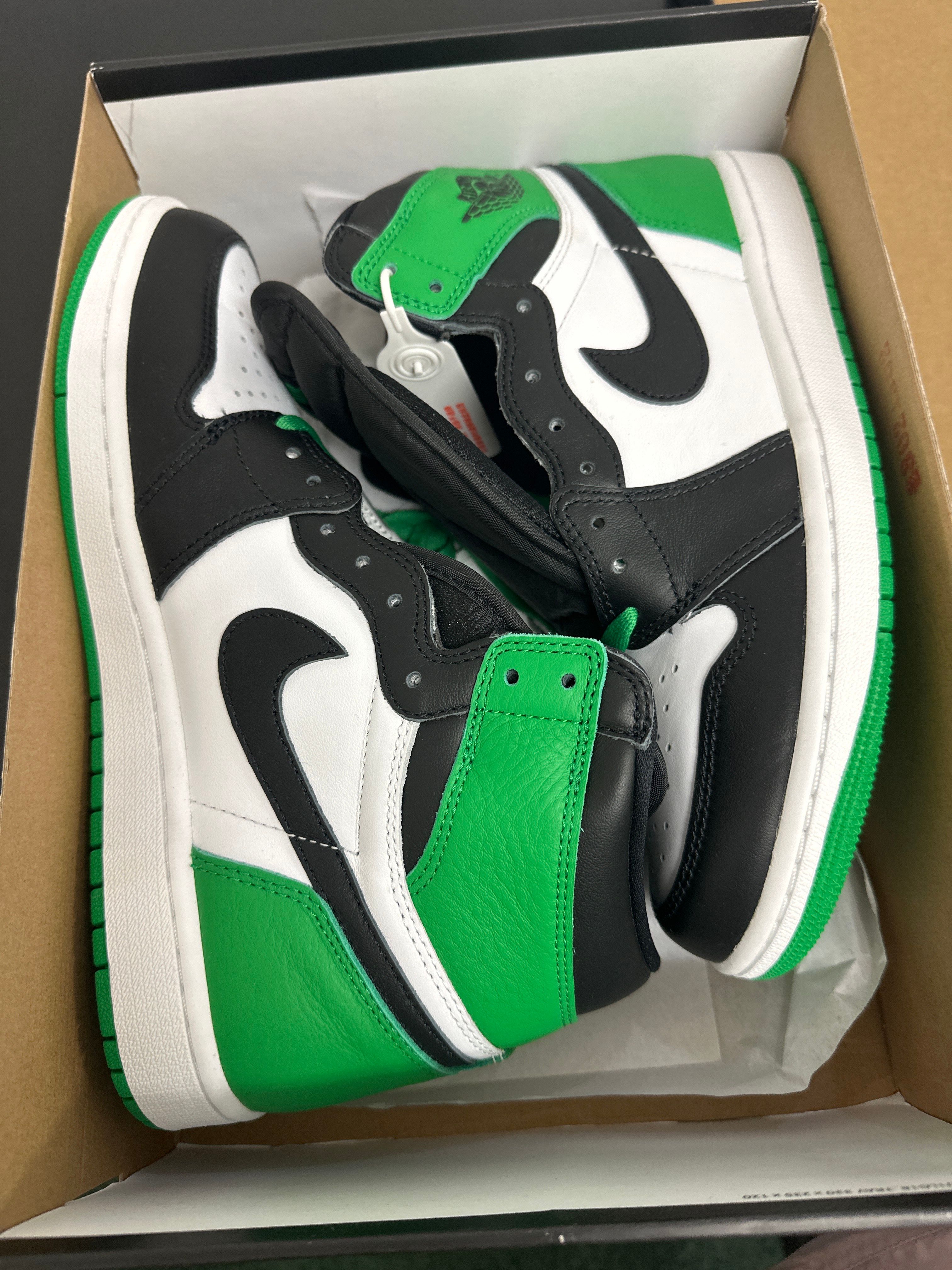 Nike Air Jordan 1 Retro High OG "Celtics/Black and Lucky Green" (2023)