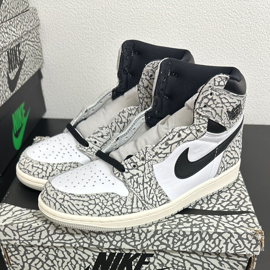 Nike Air Jordan 1 High OG "White Cement/Safari"