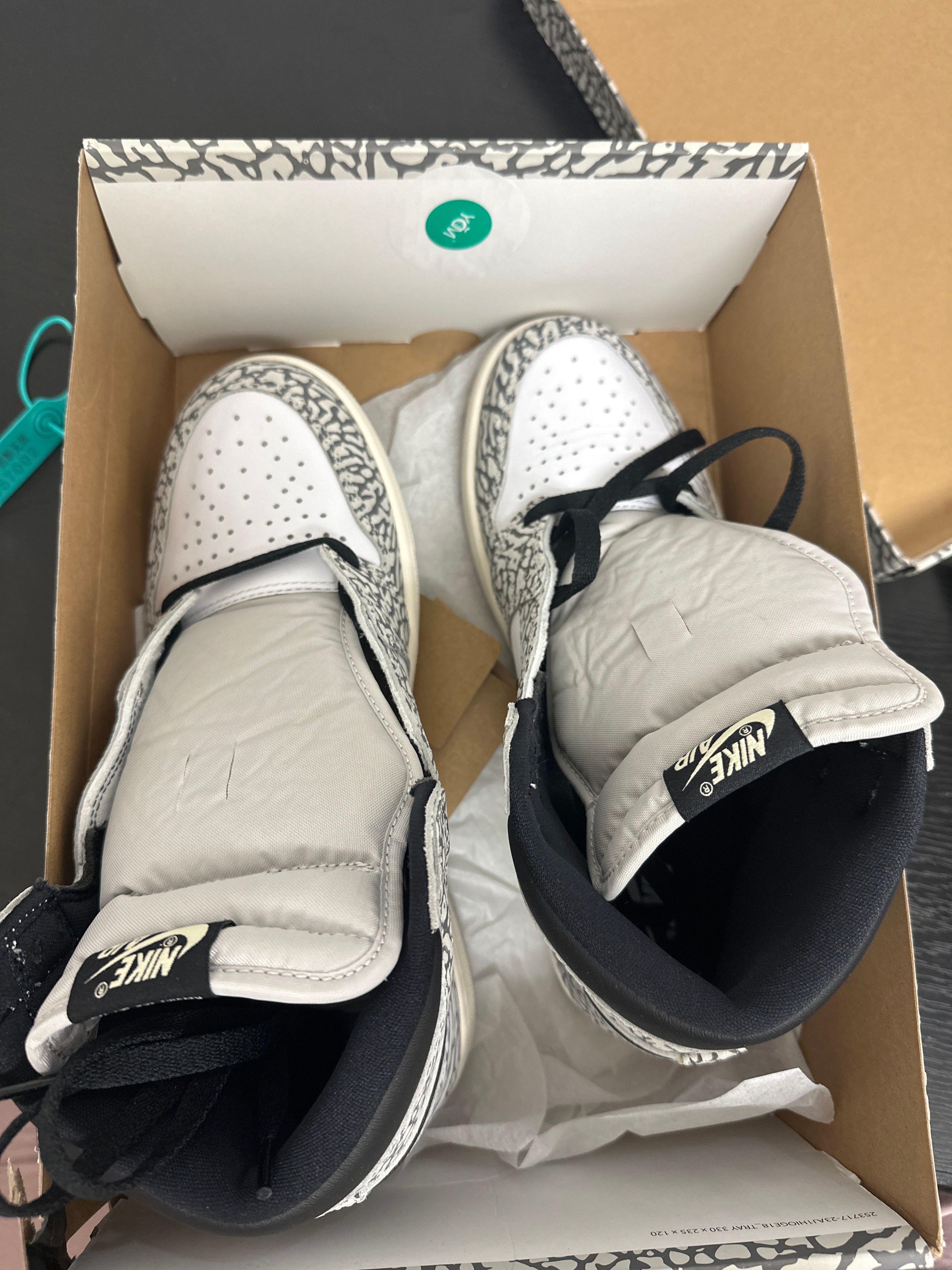 Nike Air Jordan 1 High OG "White Cement/Safari"