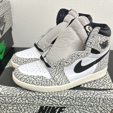 Nike Air Jordan 1 High OG "White Cement/Safari"