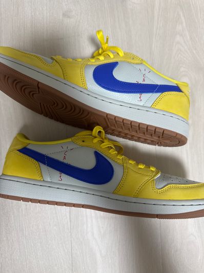 Travis Scott × Nike Women's Air Jordan 1 Retro Low OG "Canary"