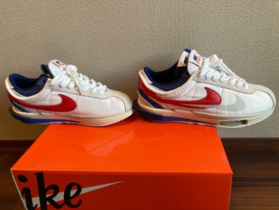 sacai × Nike Zoom Cortez "White and University Red"