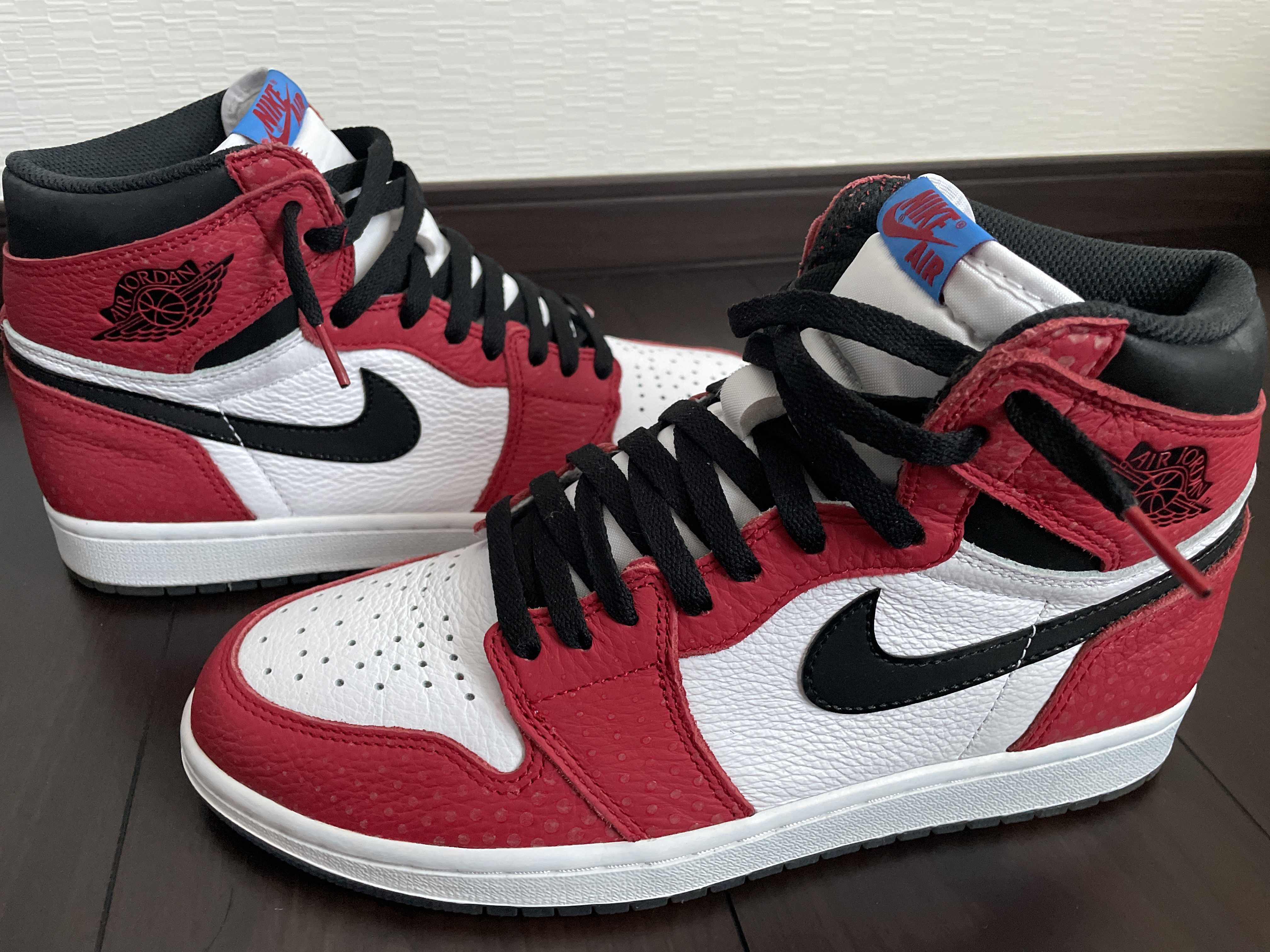 Spiderman × Nike Air Jordan 1 Origin Story "Gym Red/White/Photo Blue/Black"