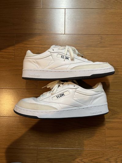 1LDK × REEBOK CLUB C 85 "WHITE/NAVY"