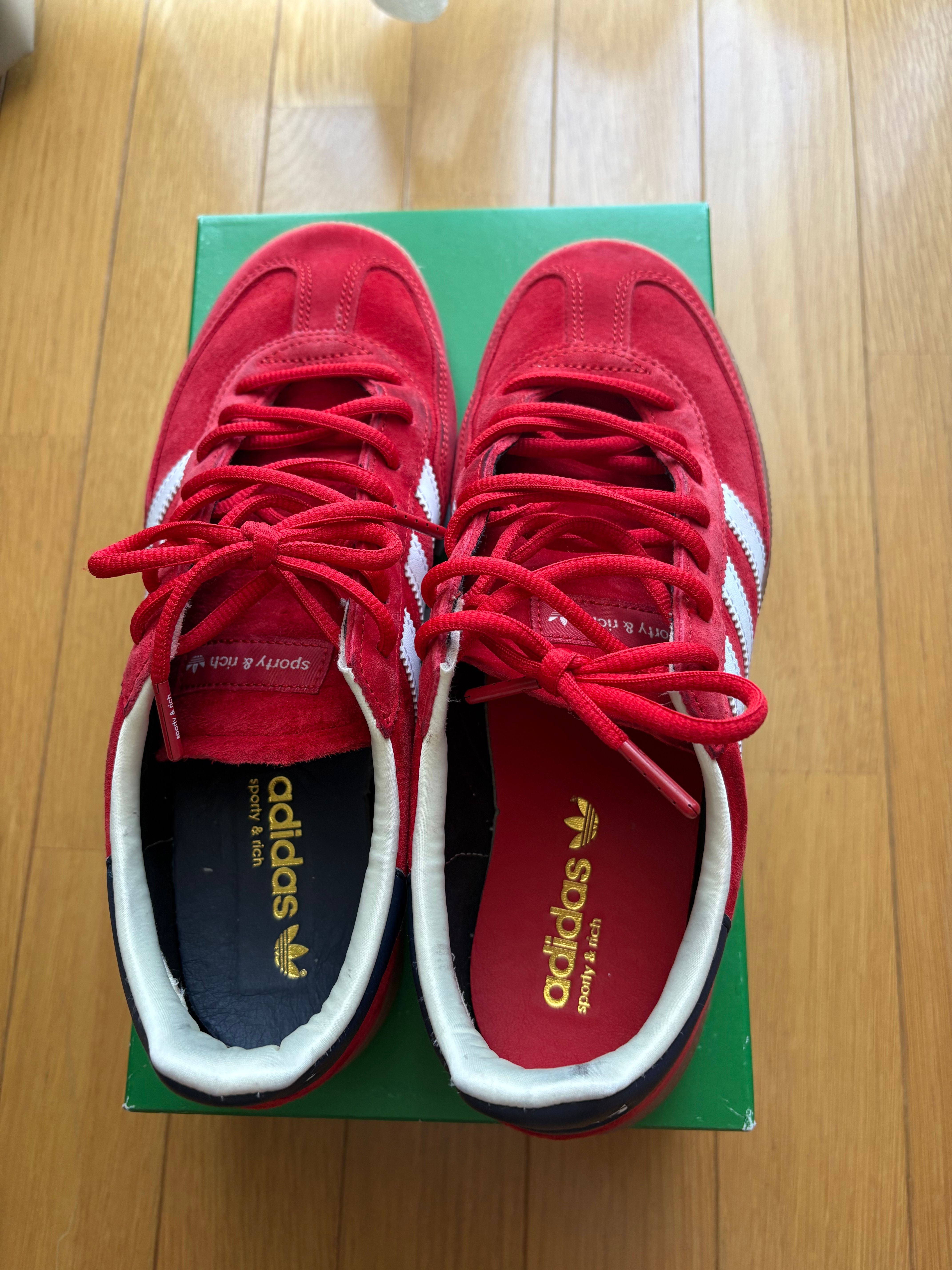 Sporty & Rich × adidas Handball Spezial "Collegiate Red/Night Indigo/Cloud White"