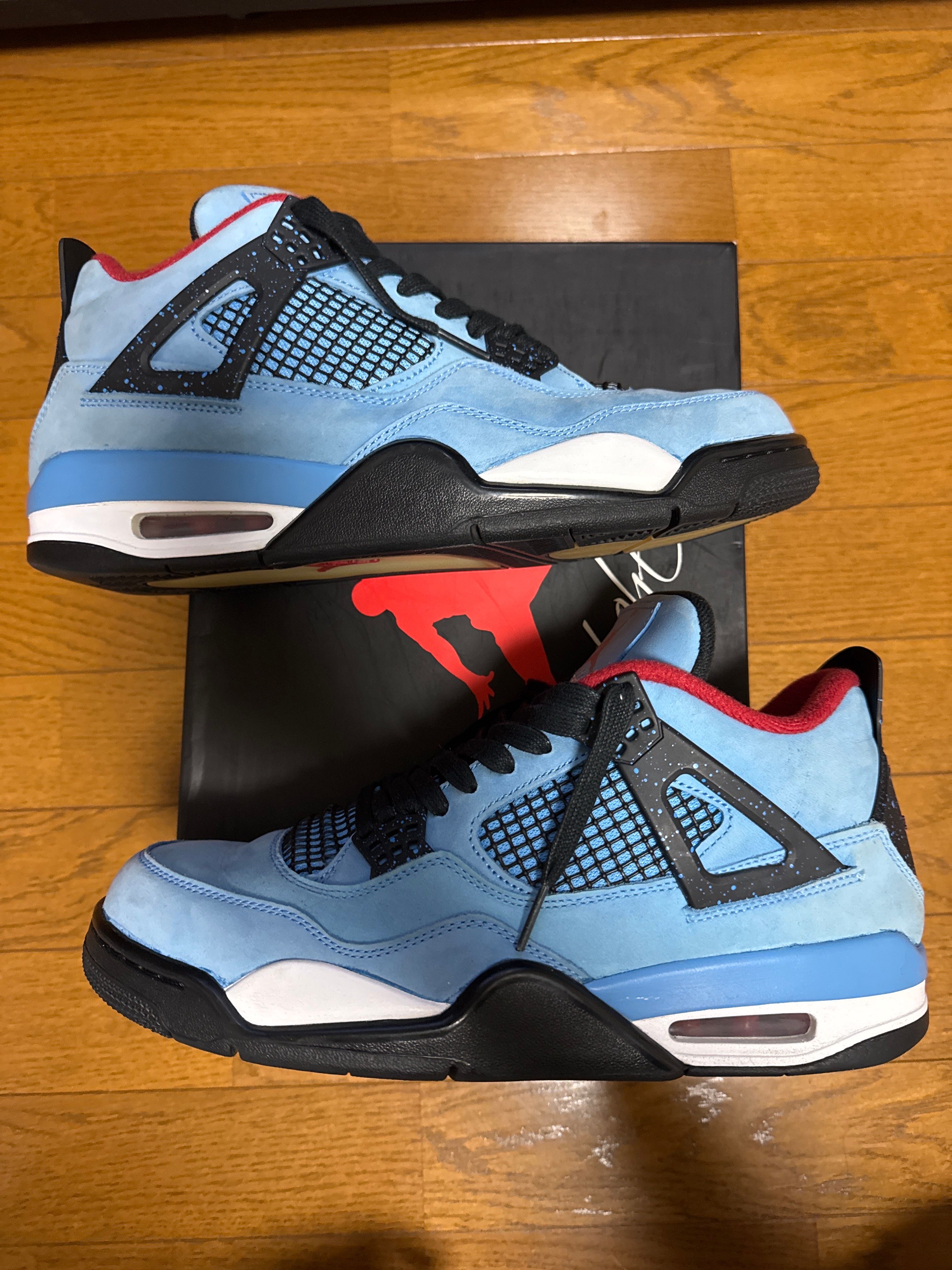 Travis Scott × Nike Air Jordan 4 Retro Cactus Jack "University Blue"
