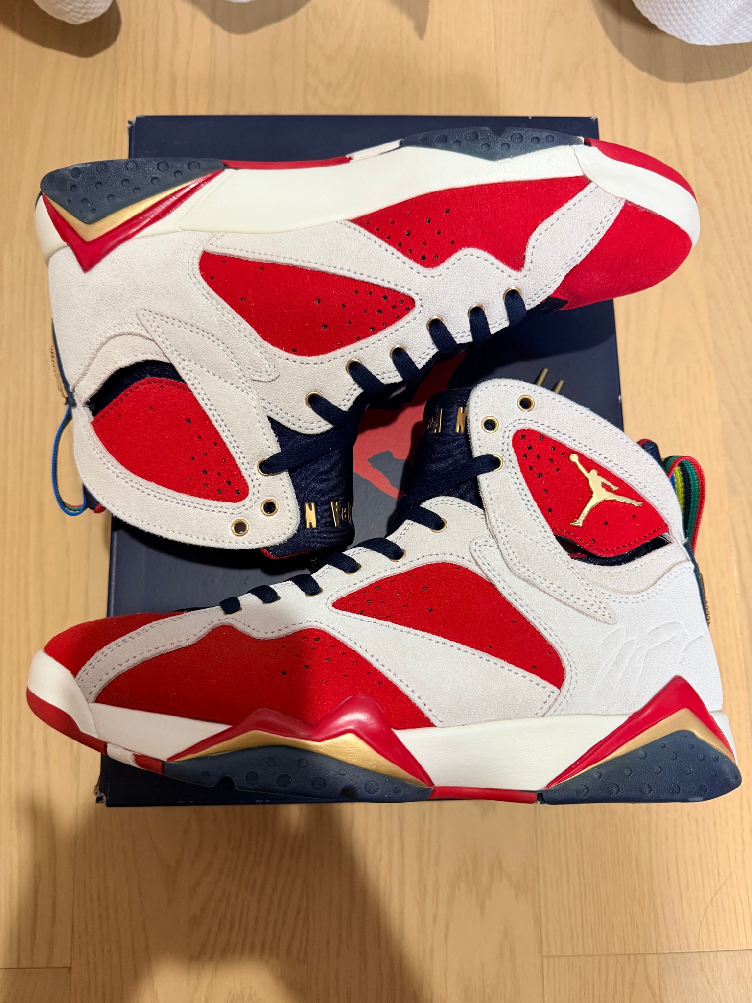 Trophy Room × Nike Air Jordan 7 "True Red and Obsidian"