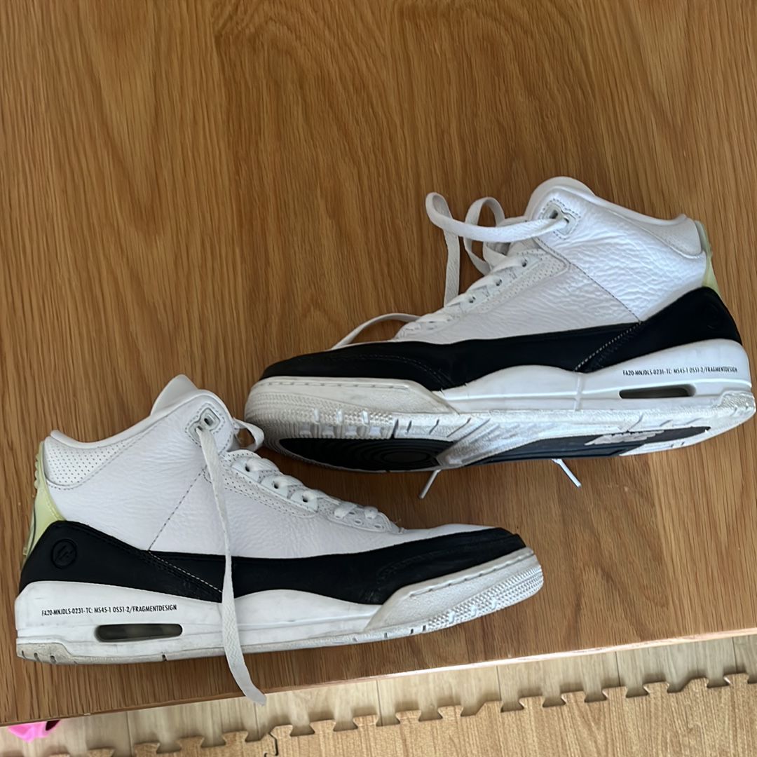 Fragment × Nike Air Jordan 3 "White/Black"