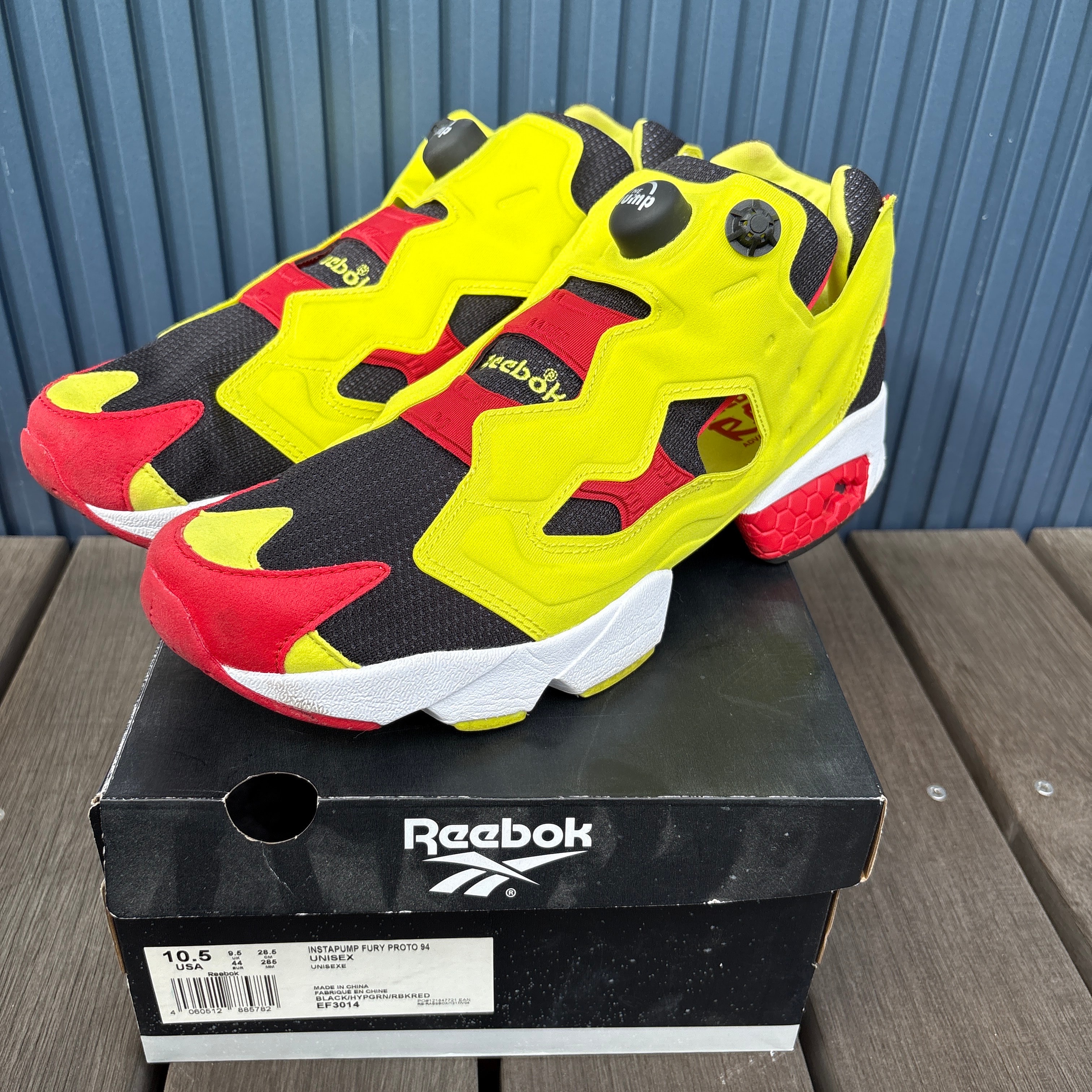 REEBOK INSTAPUMP FURY PROTOTYPE "CITRON"