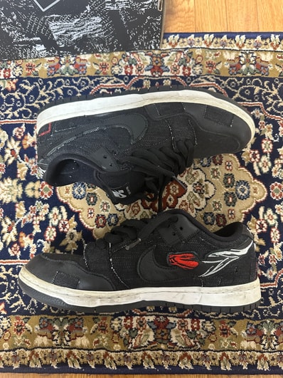 Wasted Youth × Nike SB Dunk Low "Black Denim"(Special Box) / VERDY