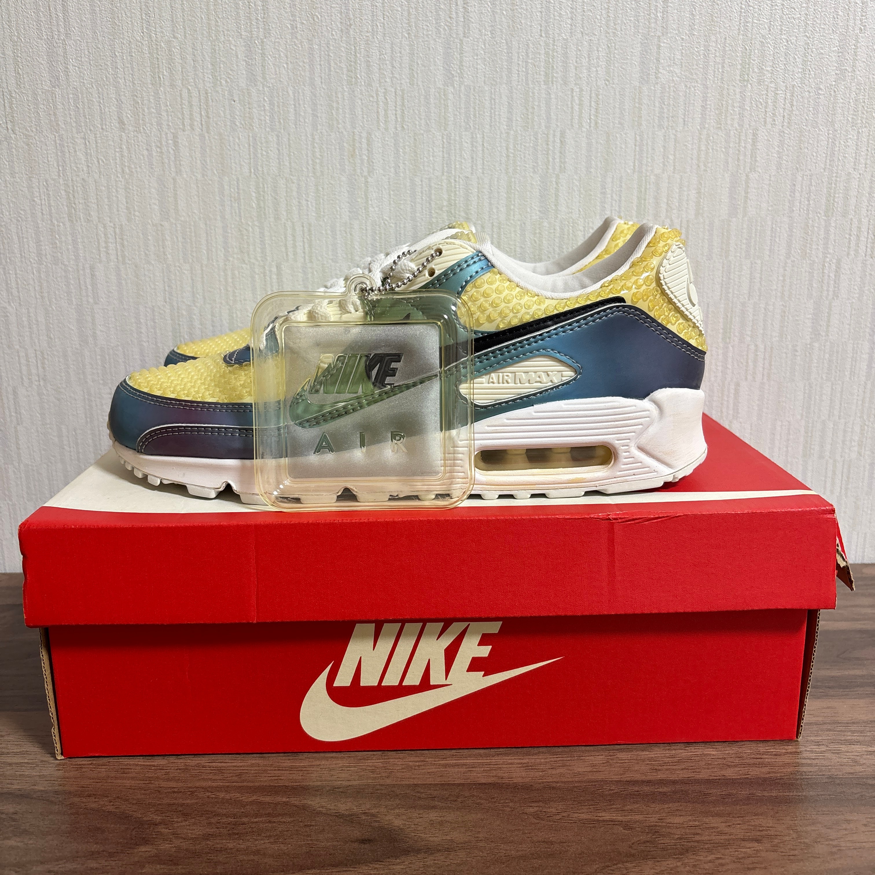 NIKE AIR MAX 90 BUBBLE PACK WHITE