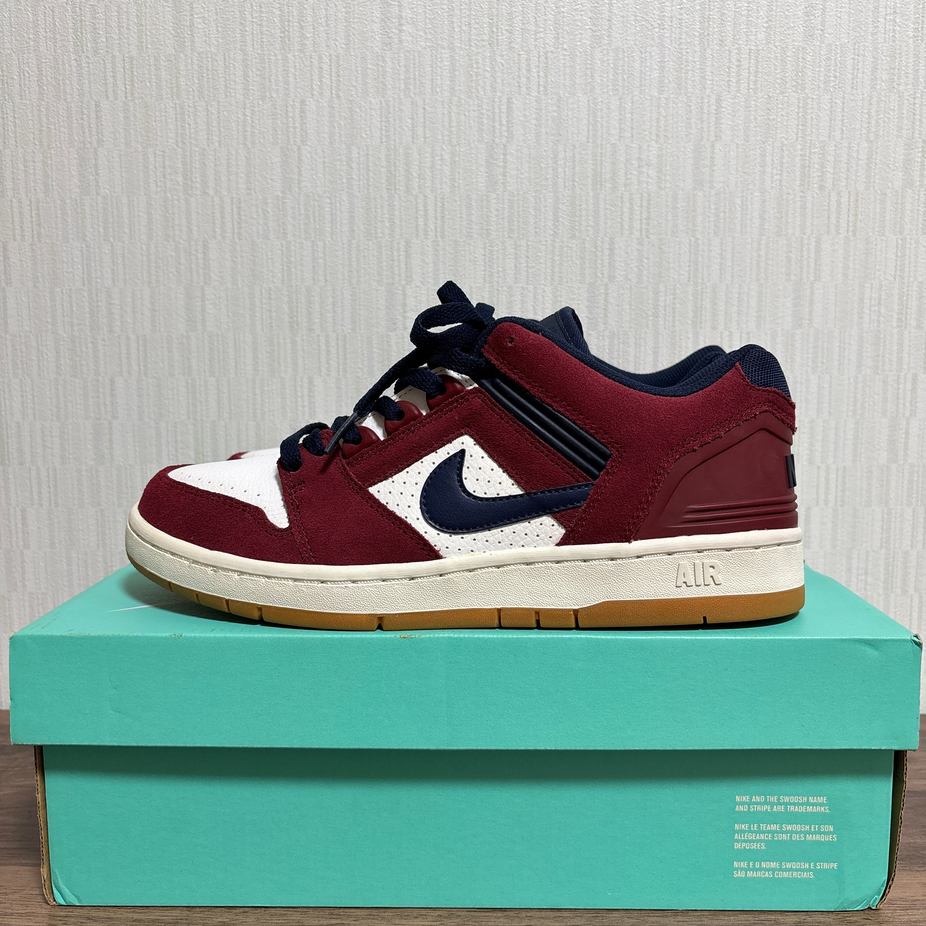 Nike SB Air Force 2 Low "Team Red Obsidian"