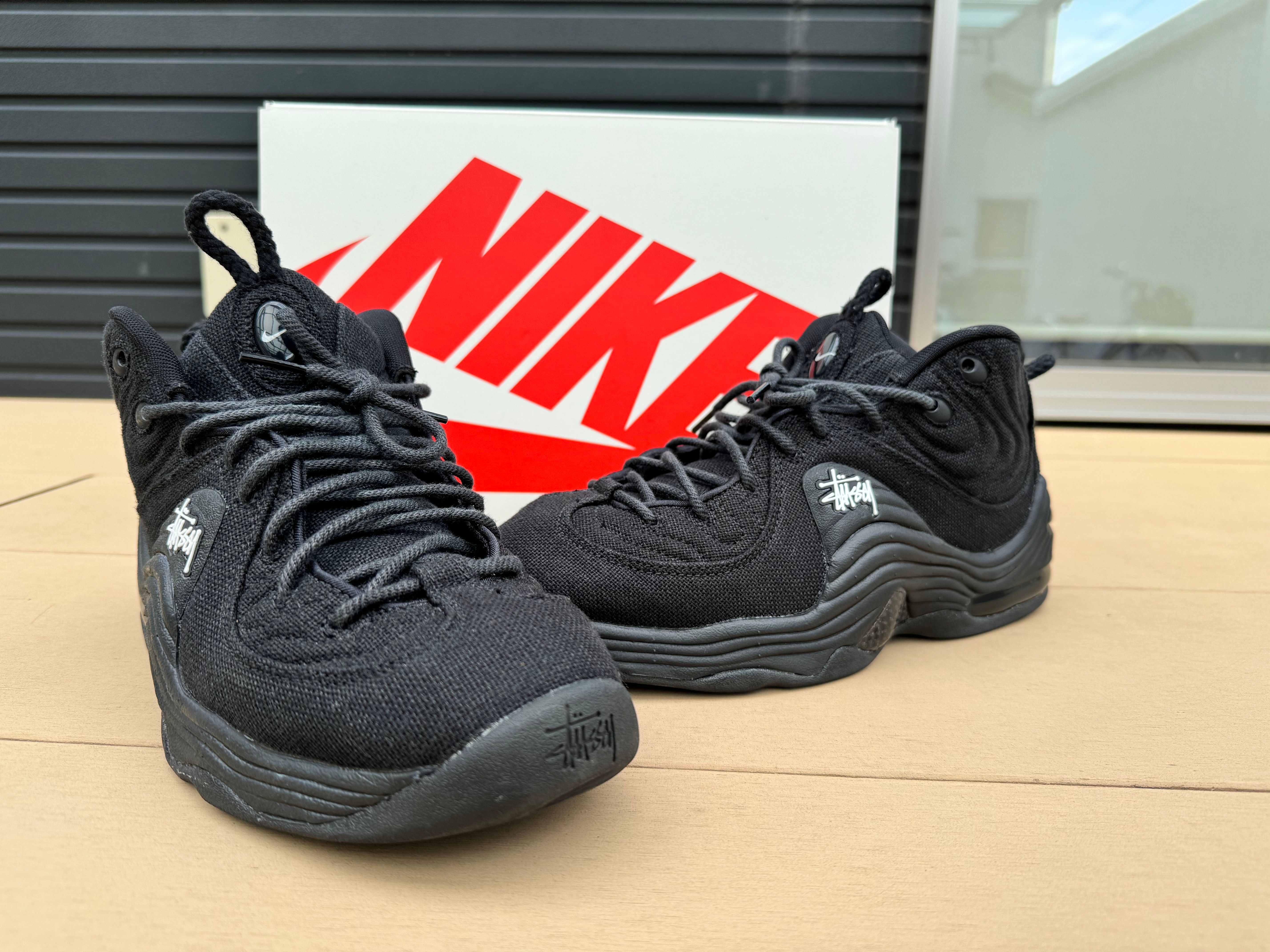 Stussy × Nike Air Penny 2 "Black"