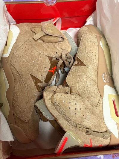 Travis Scott × Nike Air Jordan 6 "British Khaki"