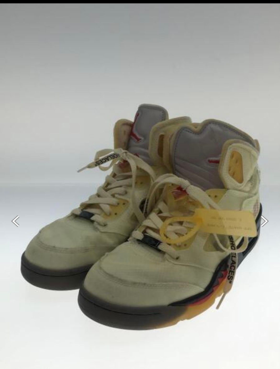 Off-White × Nike Air Jordan 5 "Sail"