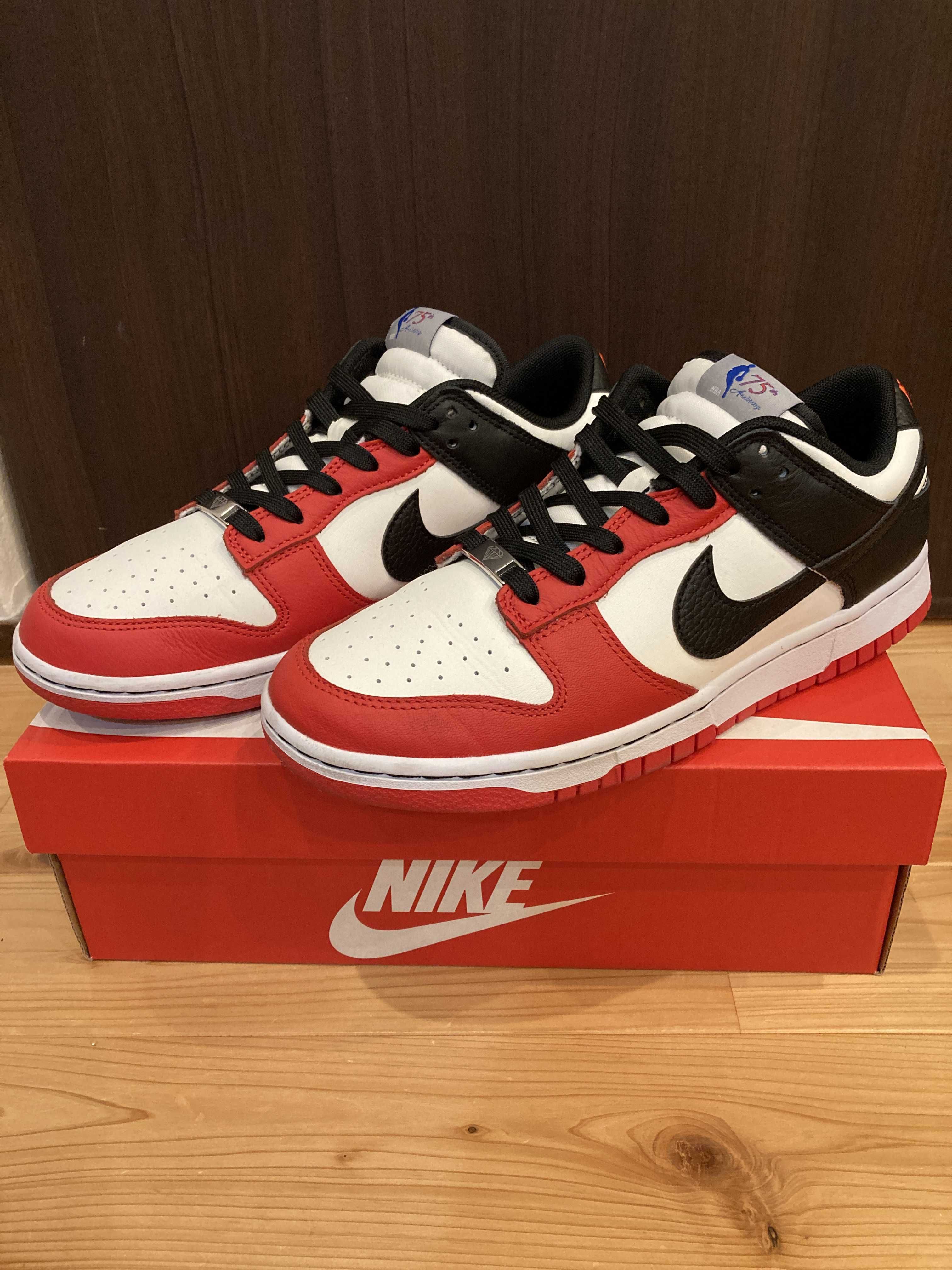 NBA × Nike Dunk Low EMB 75th Anniversary "Chicago Bulls"