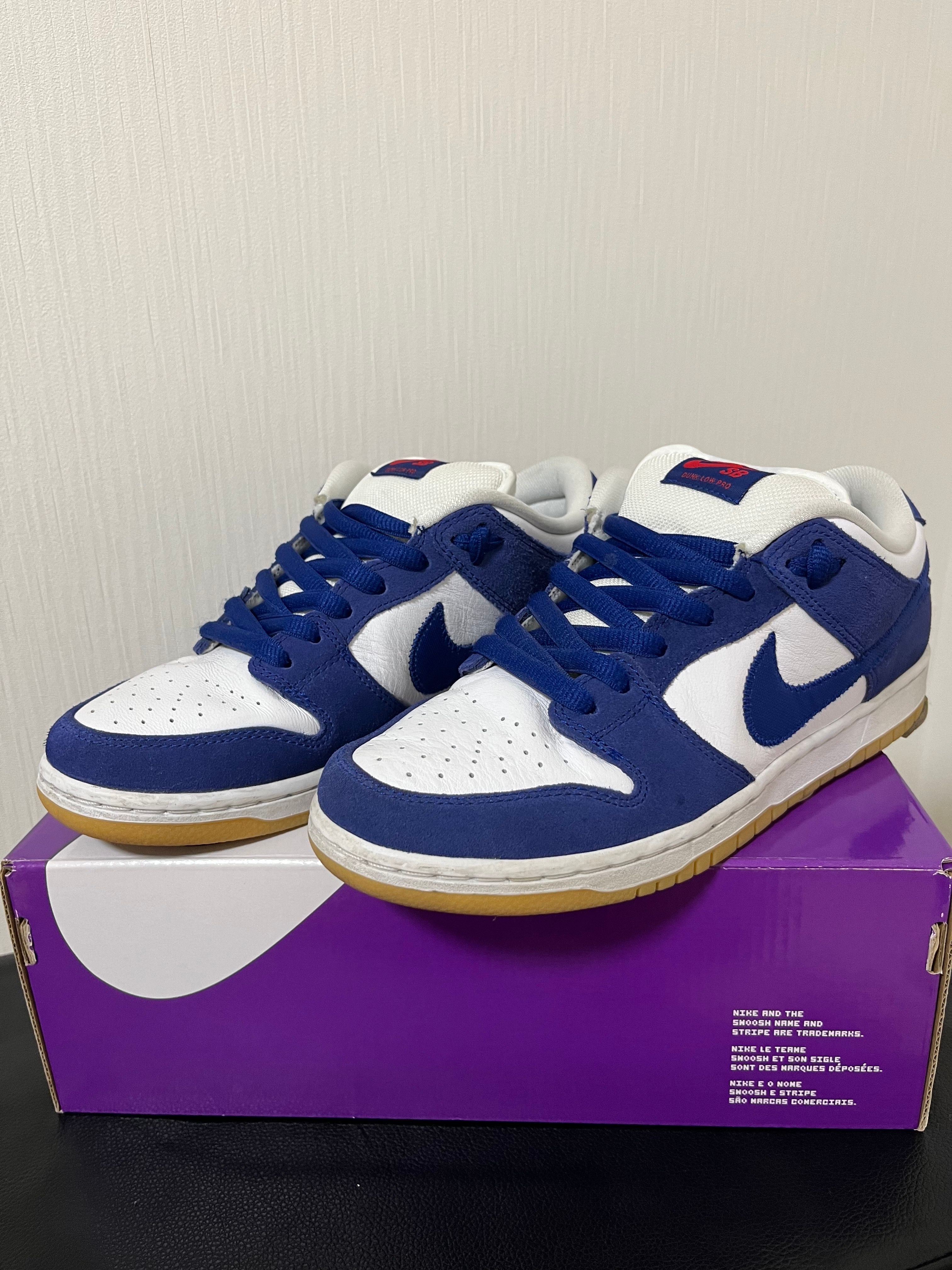 Nike SB Dunk Low "Los Angeles Dodgers/Deep Royal Blue"