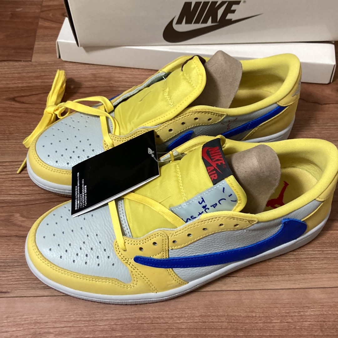 Travis Scott × Nike Women's Air Jordan 1 Retro Low OG "Canary"
