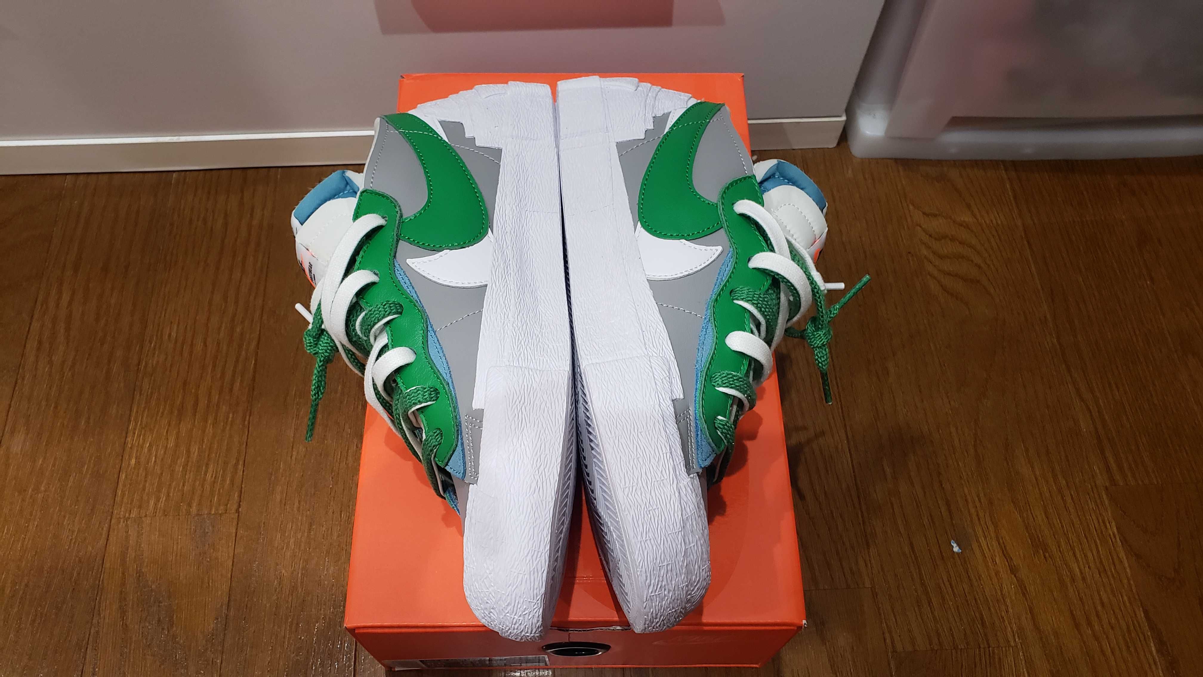 sacai × Nike Blazer Low "Classic Green"