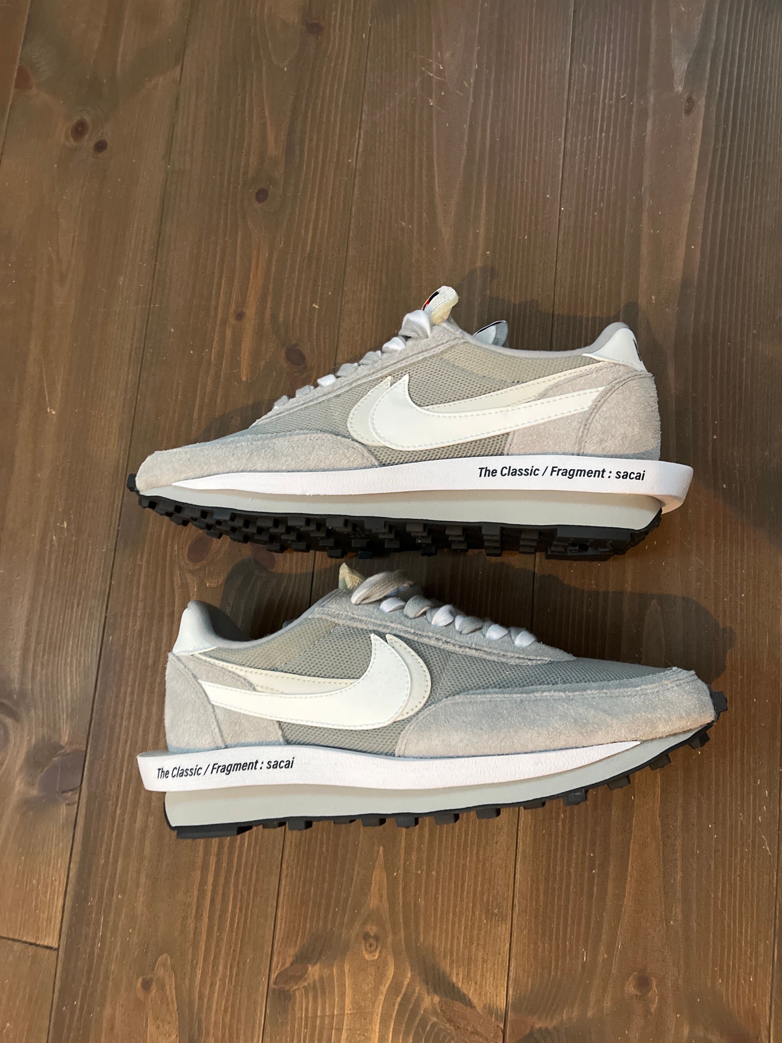 Fragment × sacai × Nike LD Waffle "Light Smoke Grey"