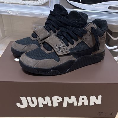 Travis Scott × Nike Jordan Jumpman Jack TR CJ1 T-Rexx "Black and Dark Mocha"