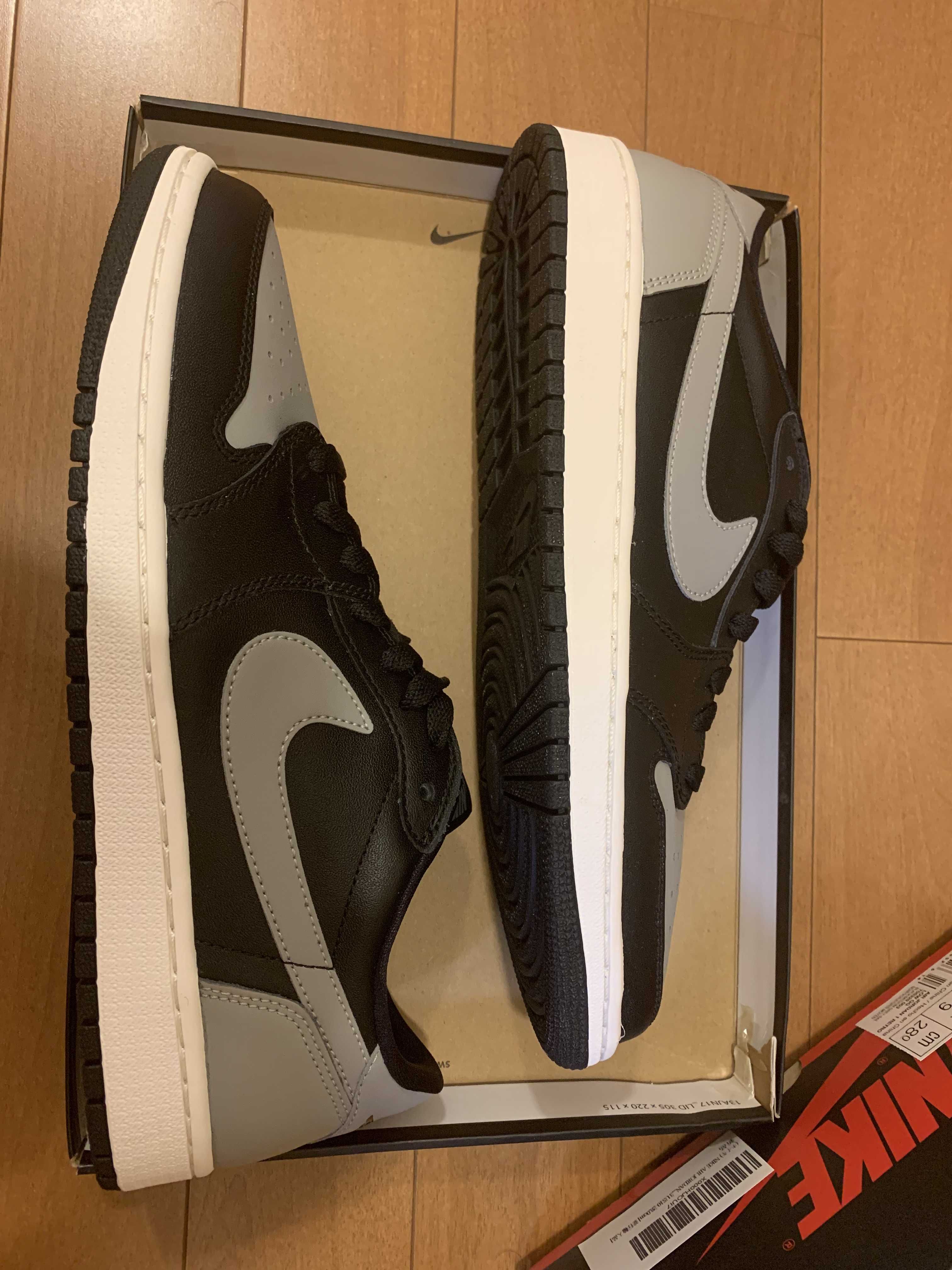 NIKE AIR JORDAN 1 RETRO LOW BLACK GREY (2015)