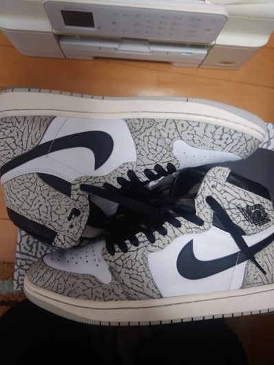 Nike Air Jordan 1 High OG "White Cement/Safari"