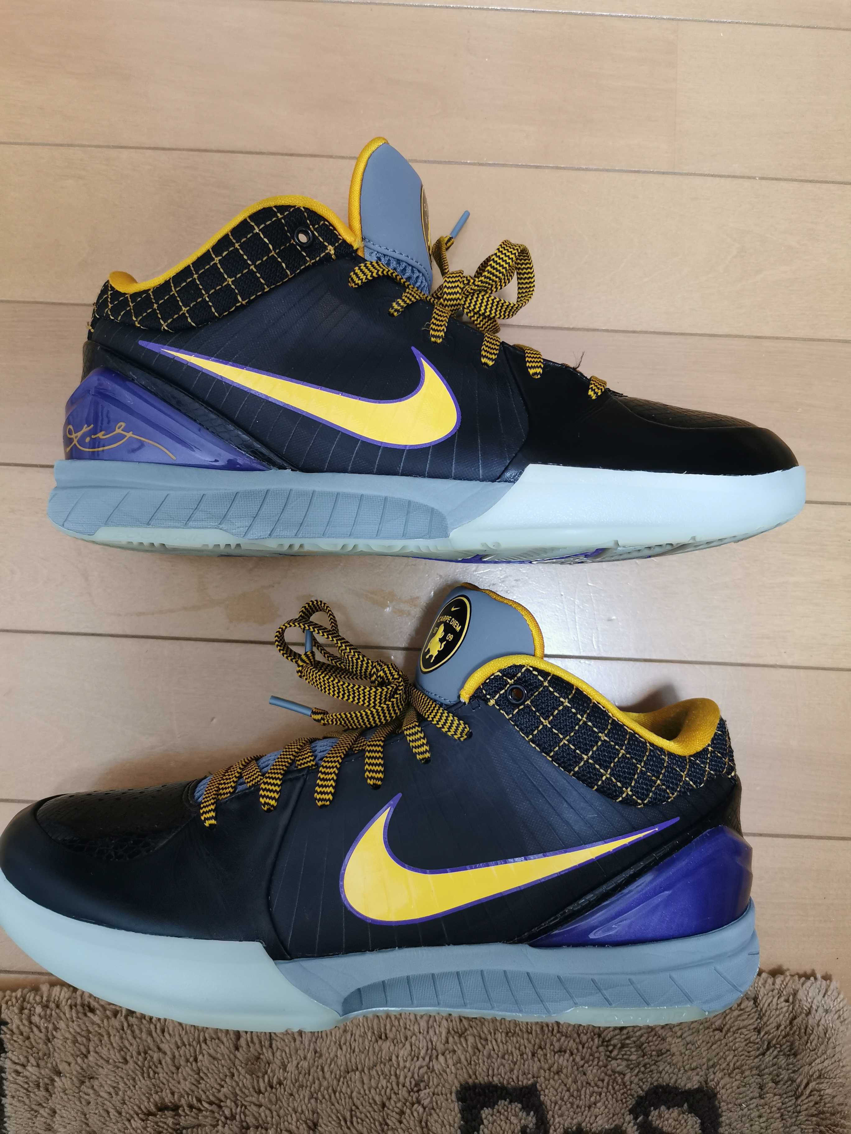 NIKE KOBE IV PROTRO "BLACK/DEL SOL"