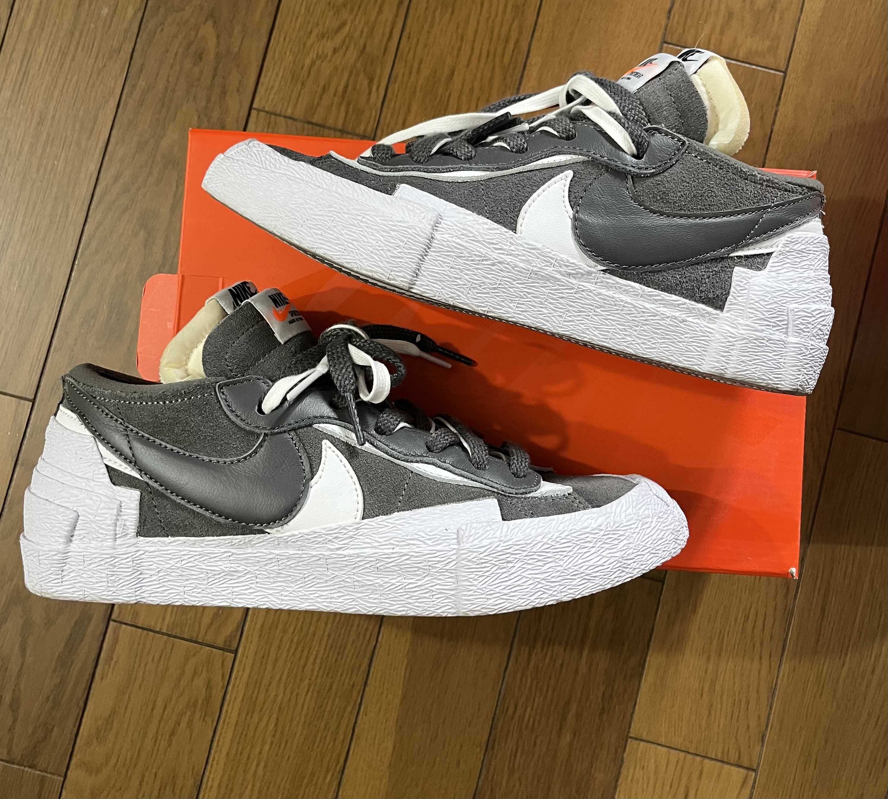Sacai × Nike Blazer Low "Iron Grey"