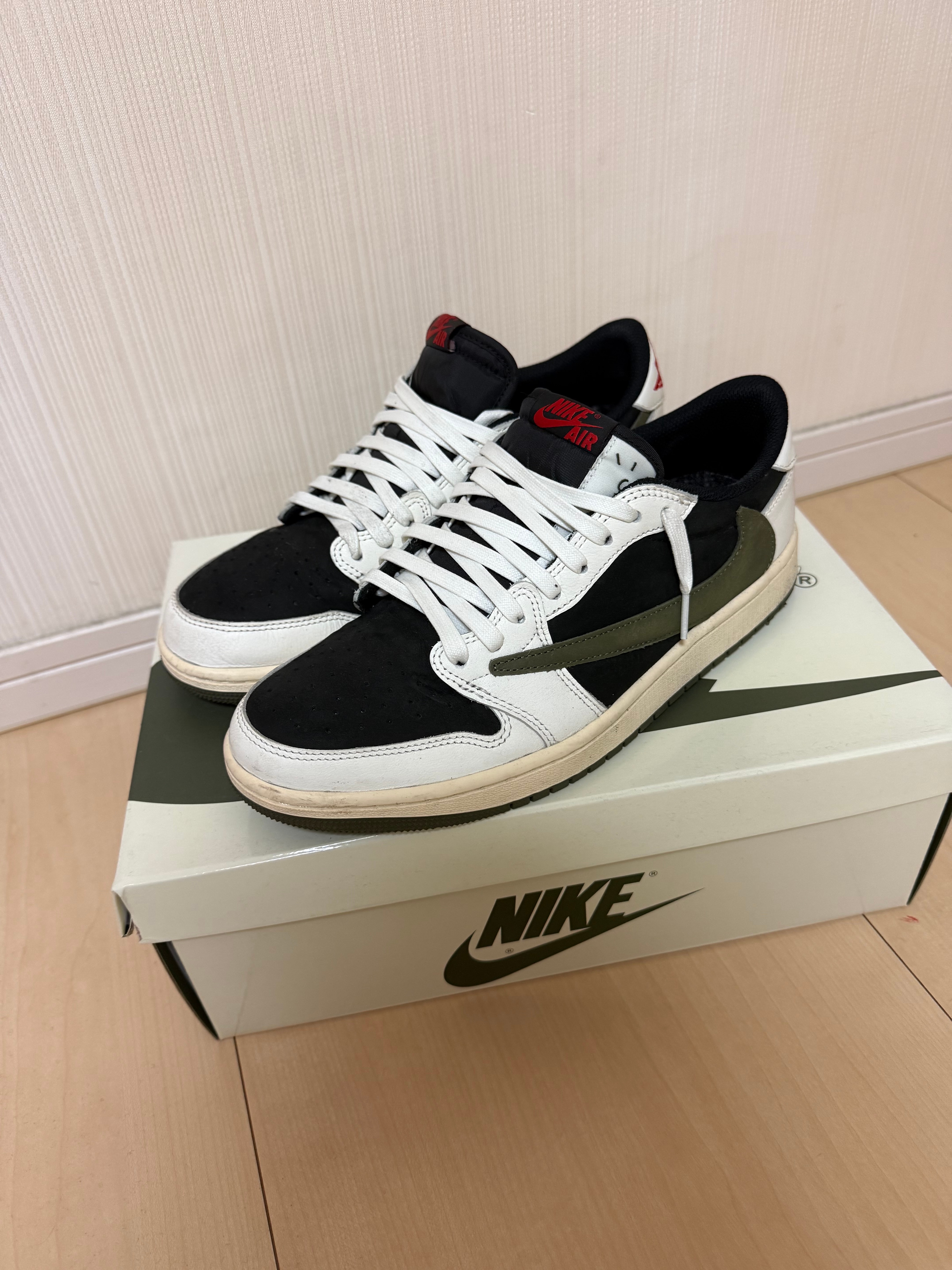 Travis Scott × Nike Women's Air Jordan 1 Low OG "Medium Olive"