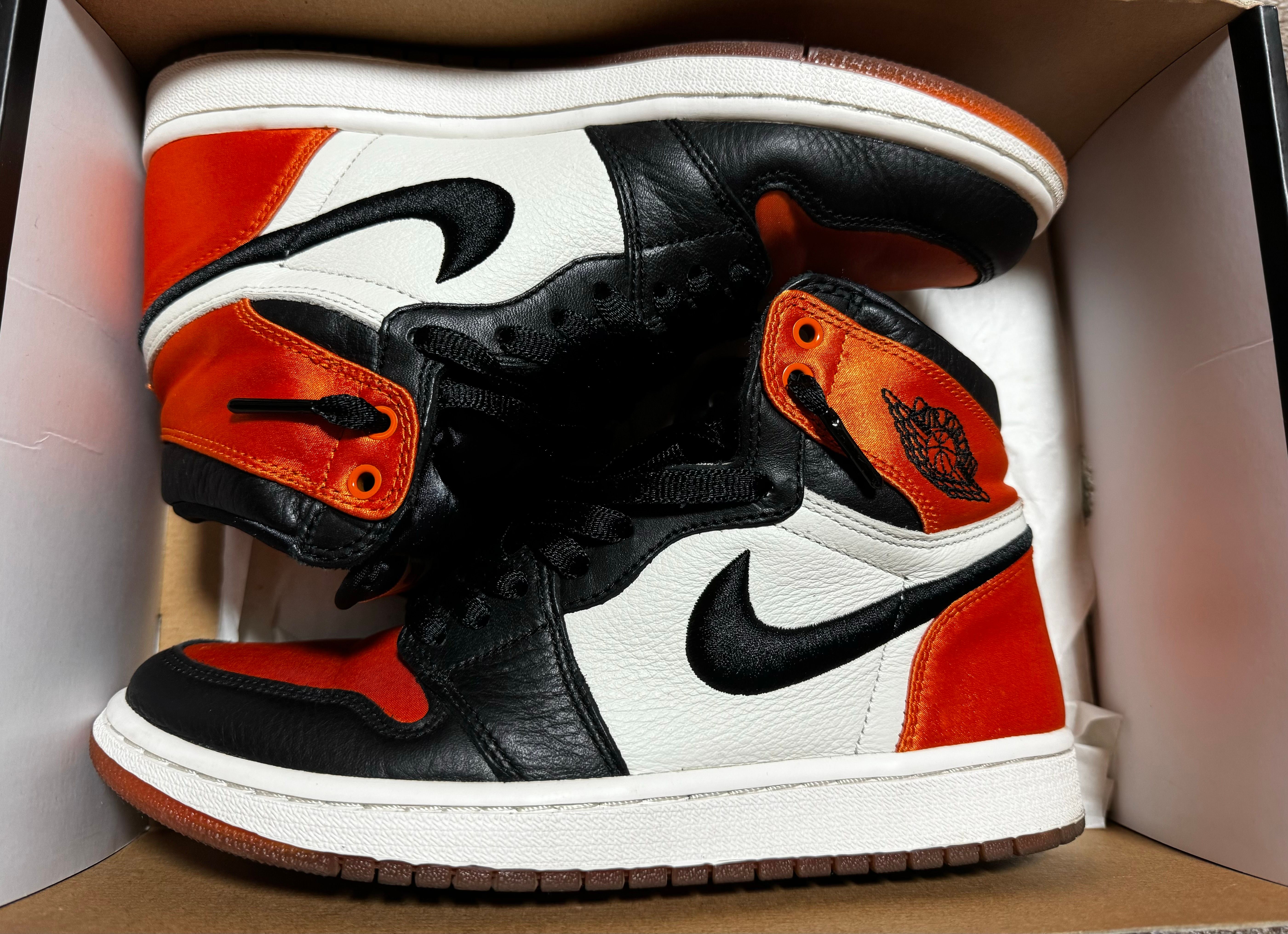 Nike Women's Air Jordan 1 High "Satin Shattered Backboard"