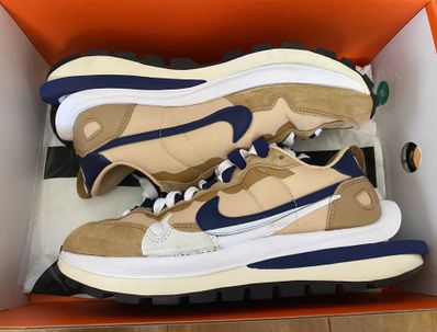 Sacai × Nike Vapor Waffle "Sesame And Blue Void"